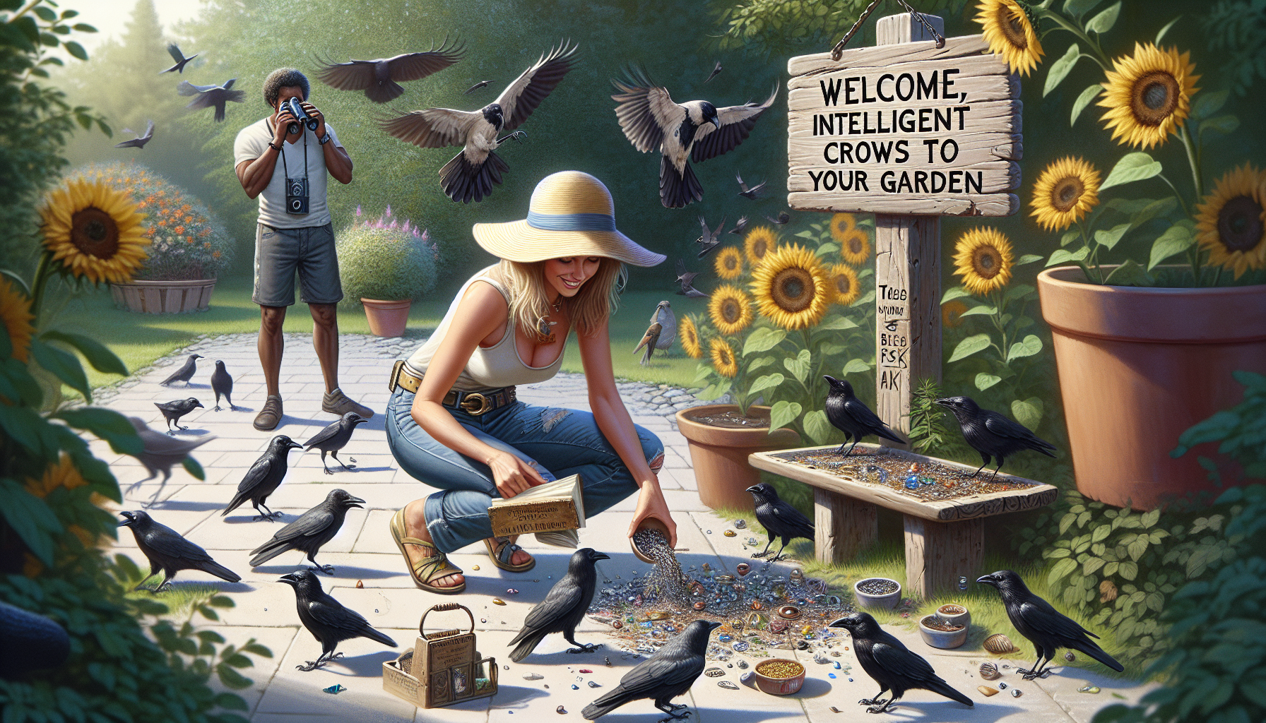 Attracting intelligent crows to your garden: a comprehensive guide
