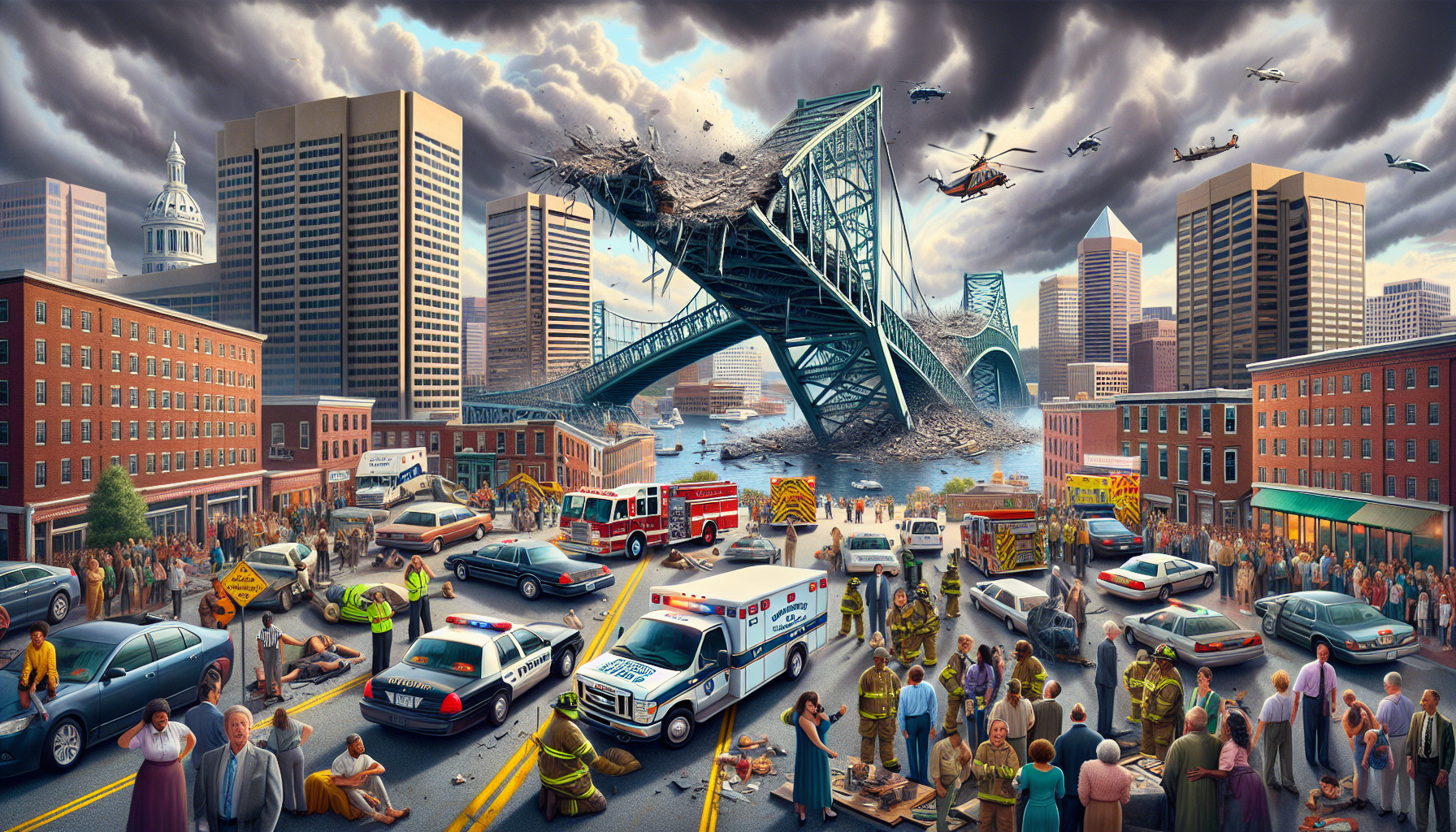 Baltimore crisis: catastrophic Key Bridge collapse disrupts city life