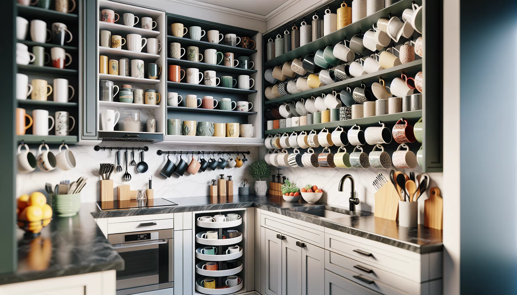 Discover creative mug storage solutions for optimizing your kitchen space