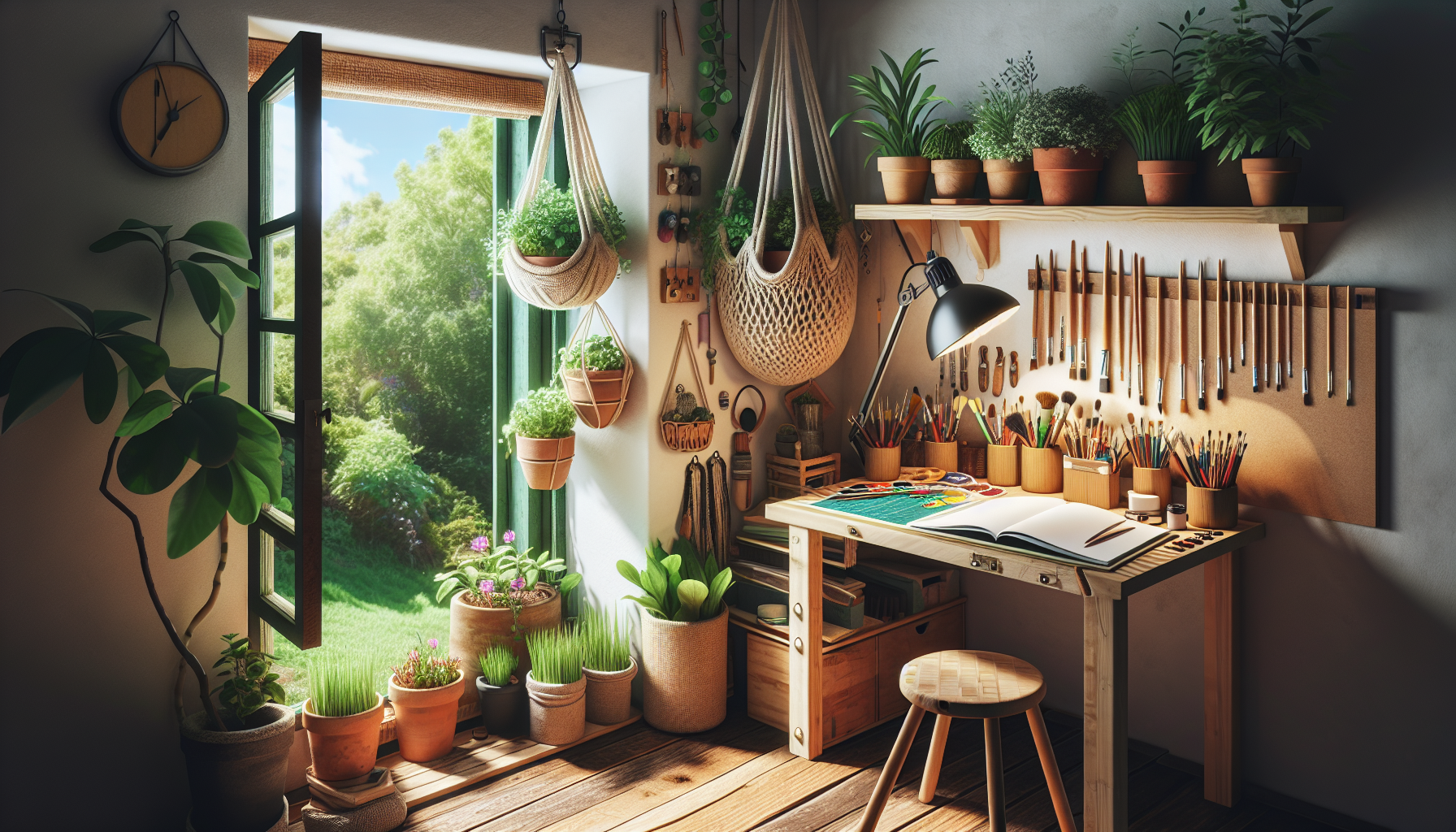 Discover how to unleash creativity in your eco-friendly hobby space