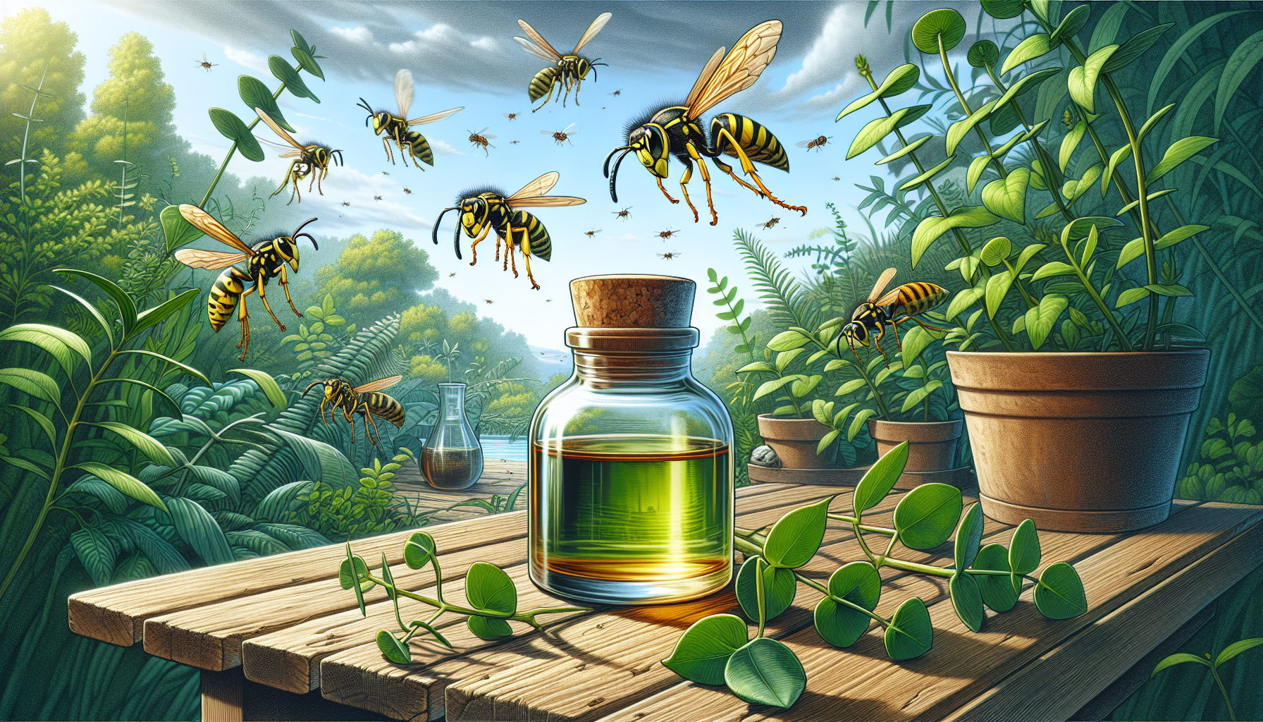 Discover the eco-friendly power of eucalyptus oil for humane wasp control