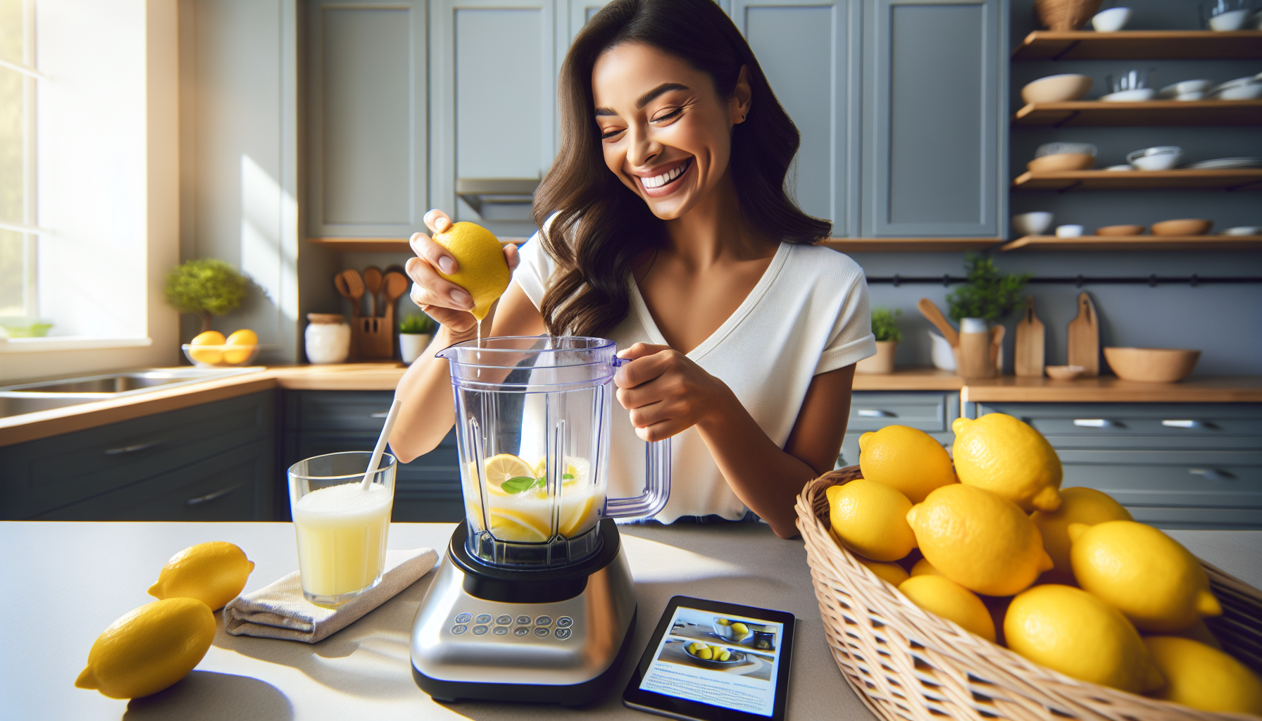Discover the ultimate hack to effortlessly clean your blender with lemons