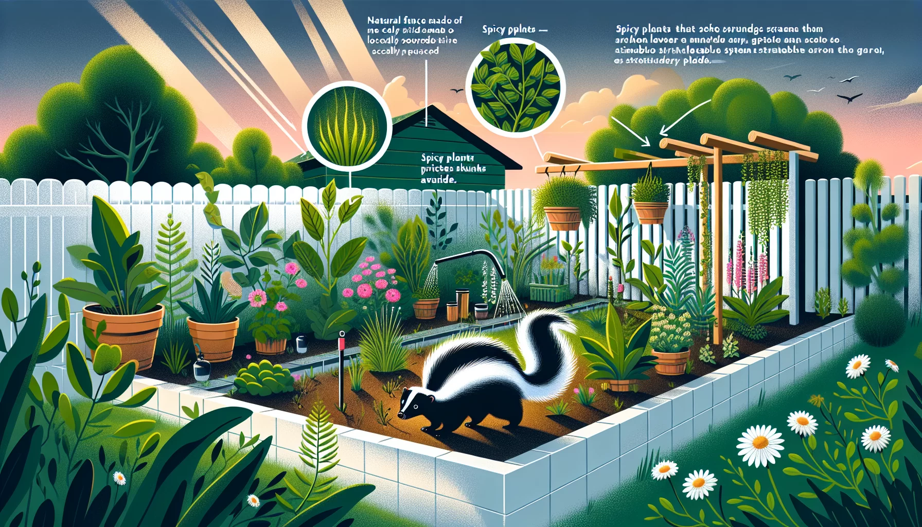 Eco-friendly strategies for keeping skunks at bay in your outdoor space