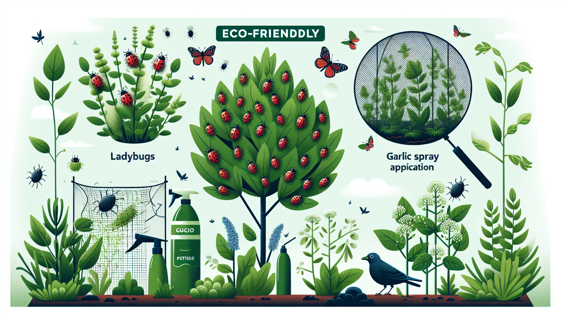 Eco-responsible methods to tackle the menace of aphids in your garden
