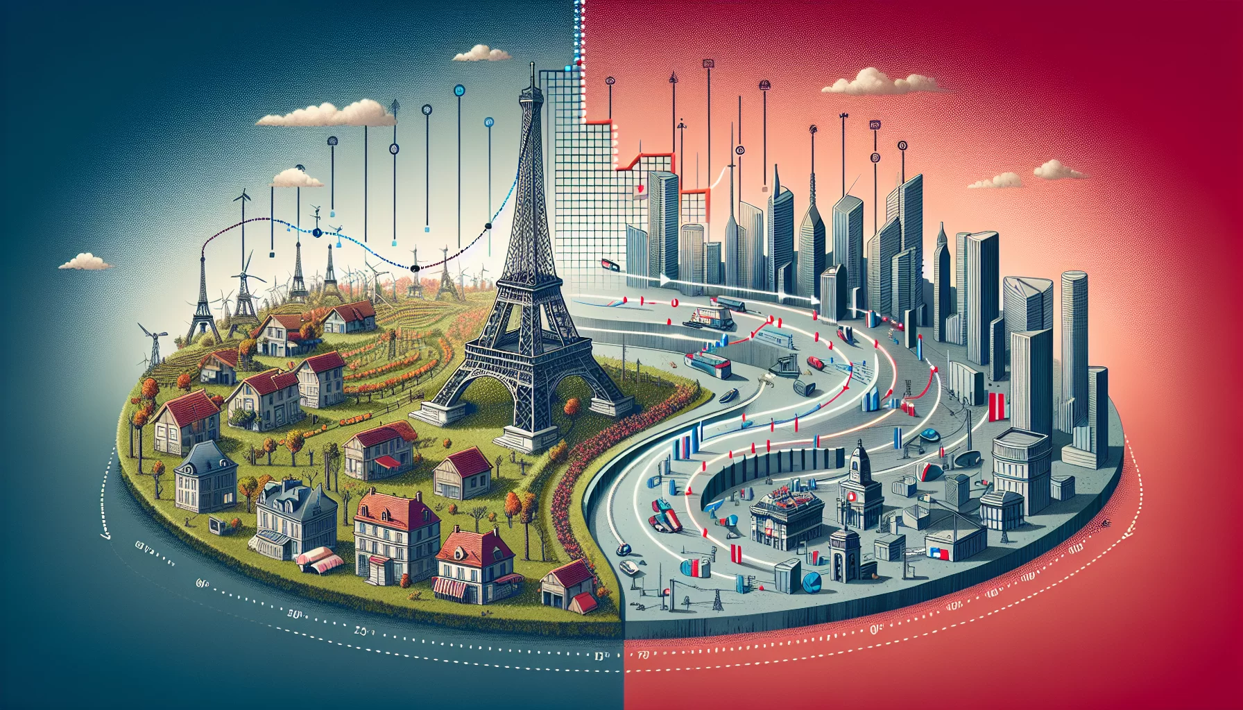 Elections and economics: tracing the shifts in France's economic landscape