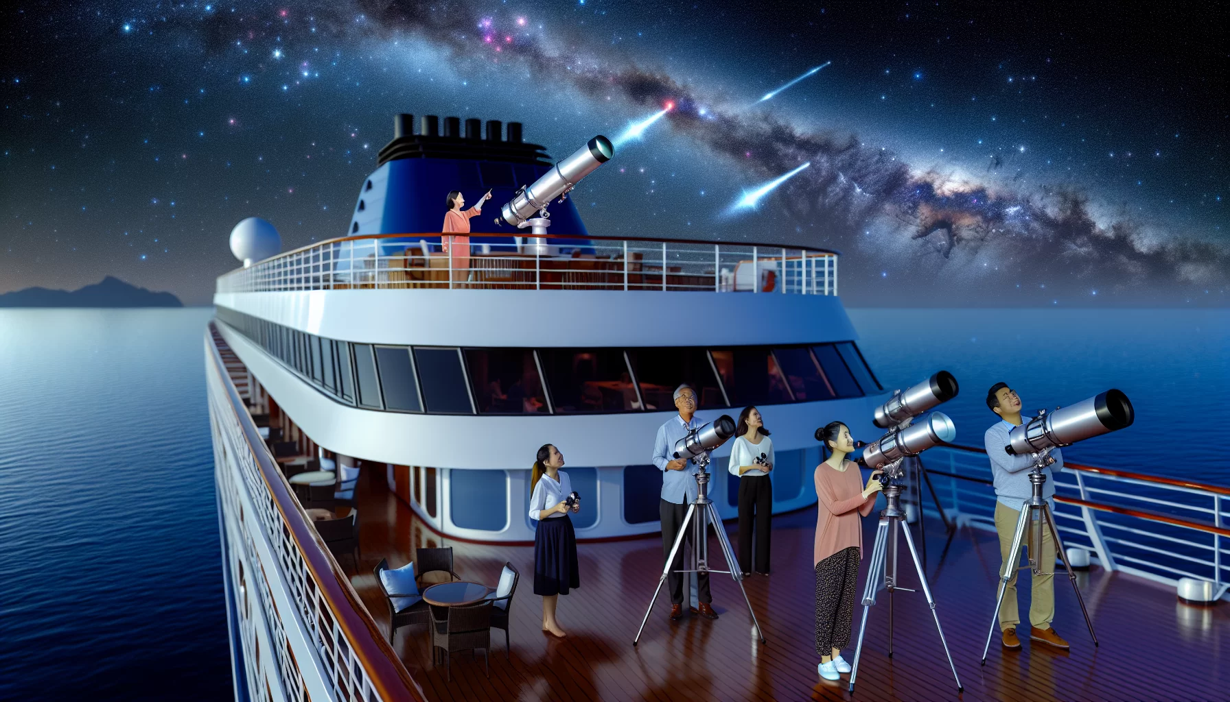 Explore the cosmos aboard Atlas Ocean Voyages, a luxury cruise with astronomical adventures