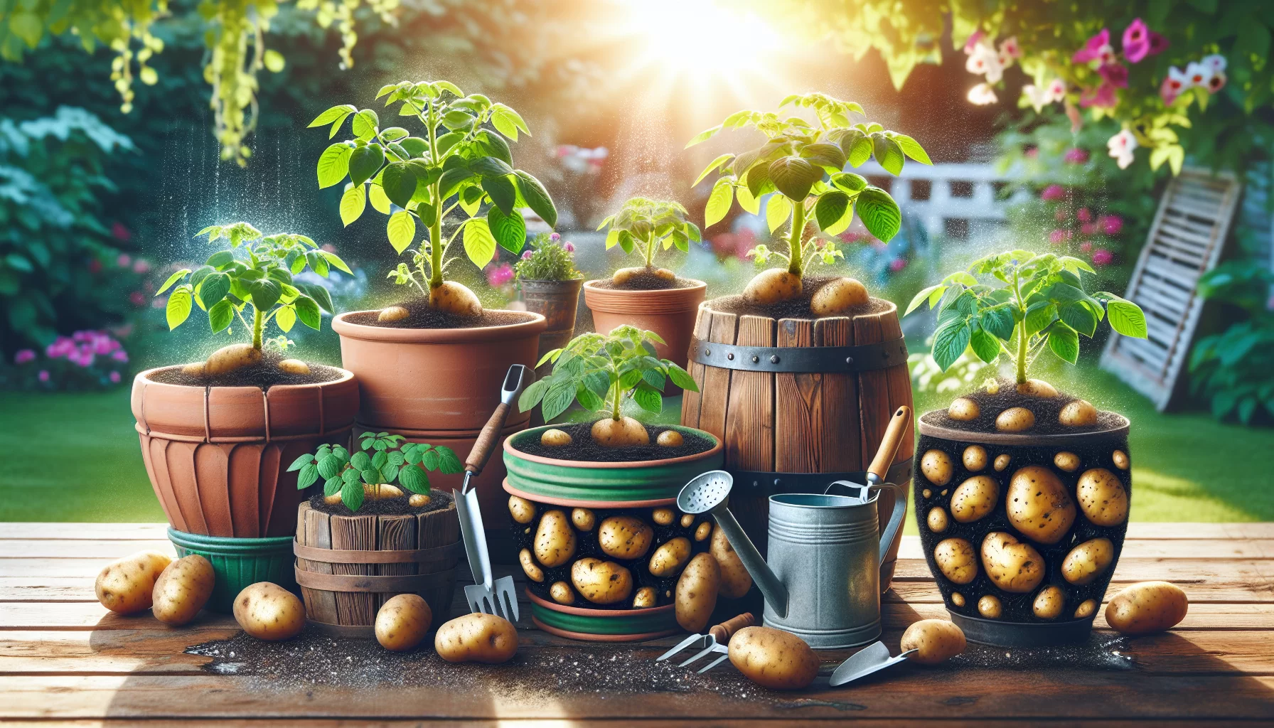 Exploring innovative gardening: how to grow potatoes in containers