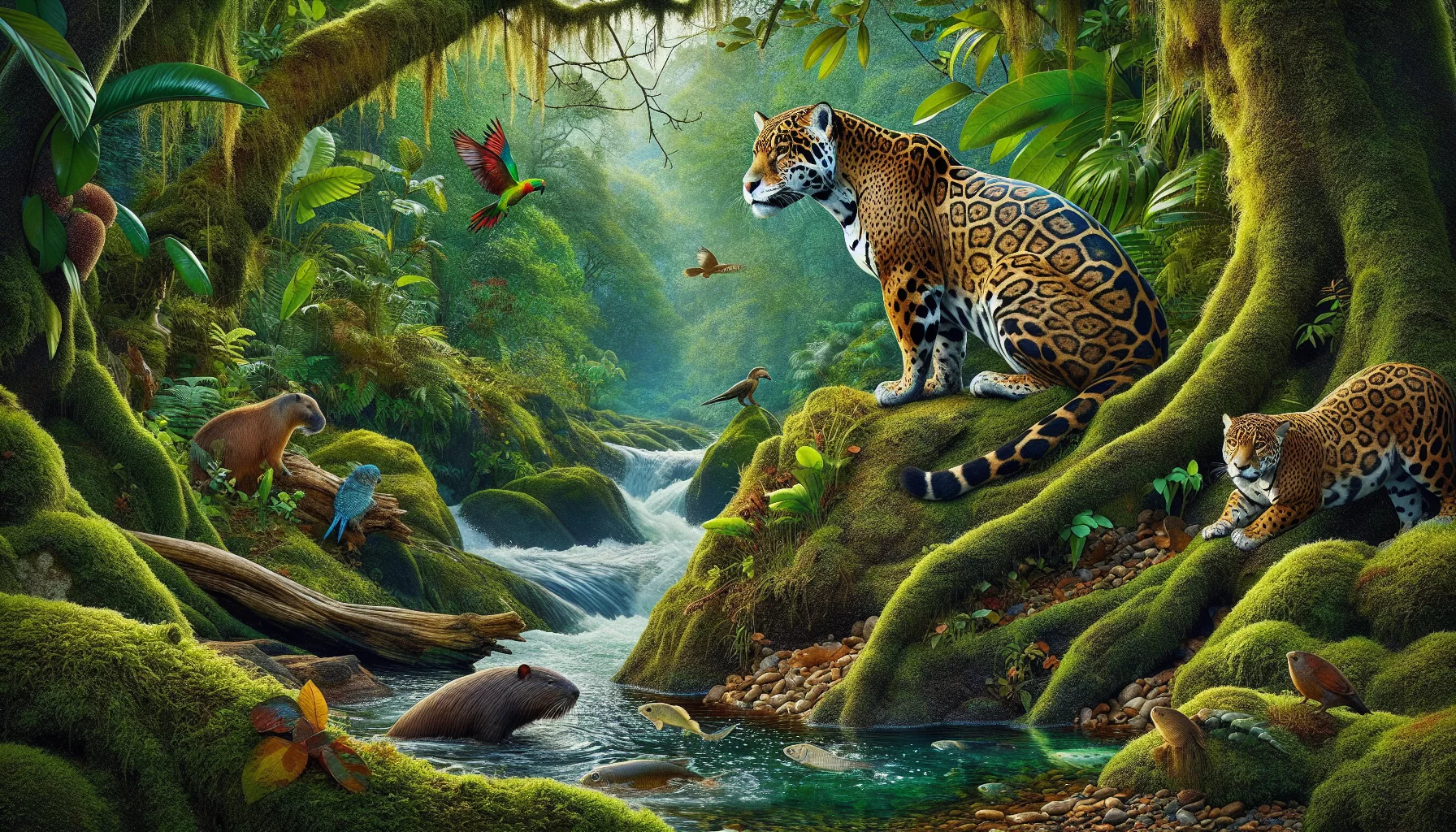 Exploring the wondrous world of jaguars: lifestyle, diet, conservation, and ecosystem impact