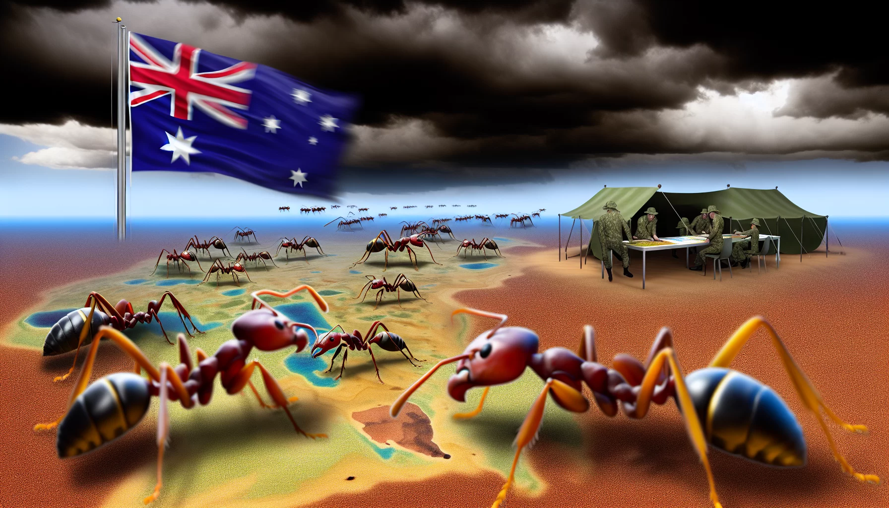 Fire ant invasion threatens Australia's ecosystem and military bases: an urgent call to action