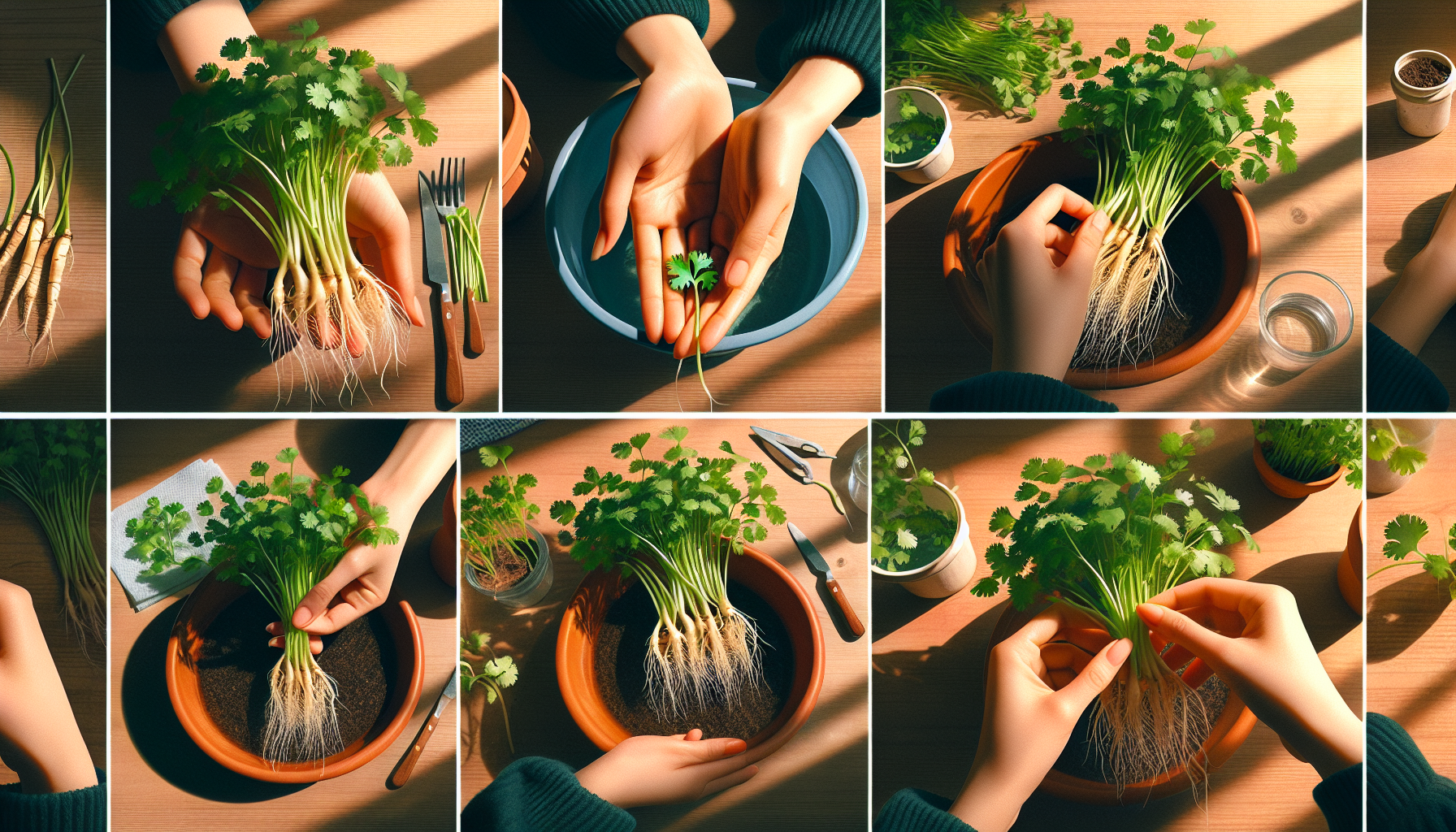 Grow your own cilantro from grocery store cuttings - a guide for sustainable gardening