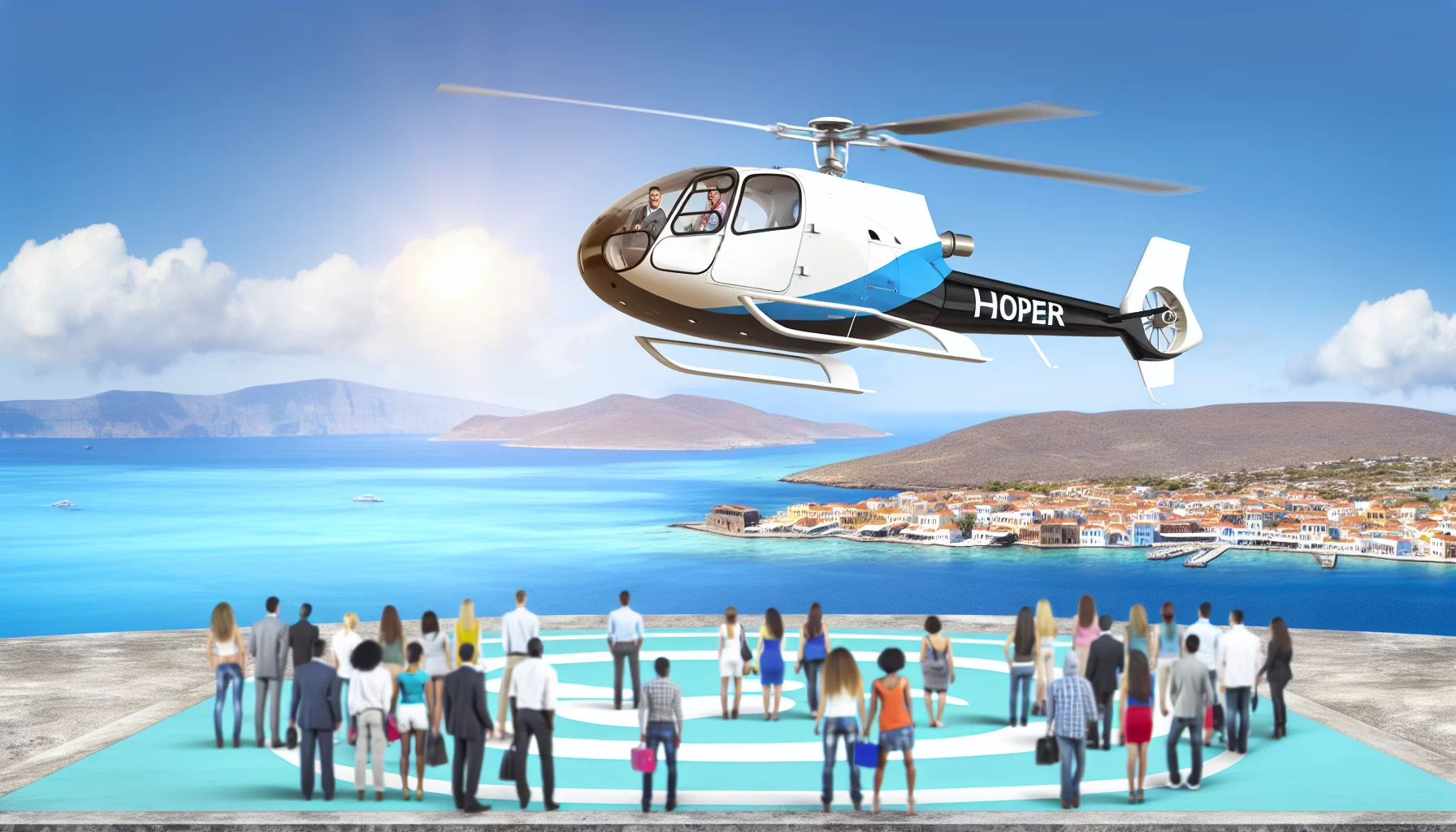 Hoper launches Greece's first scheduled helicopter airline: a game-changer in travel and tourism