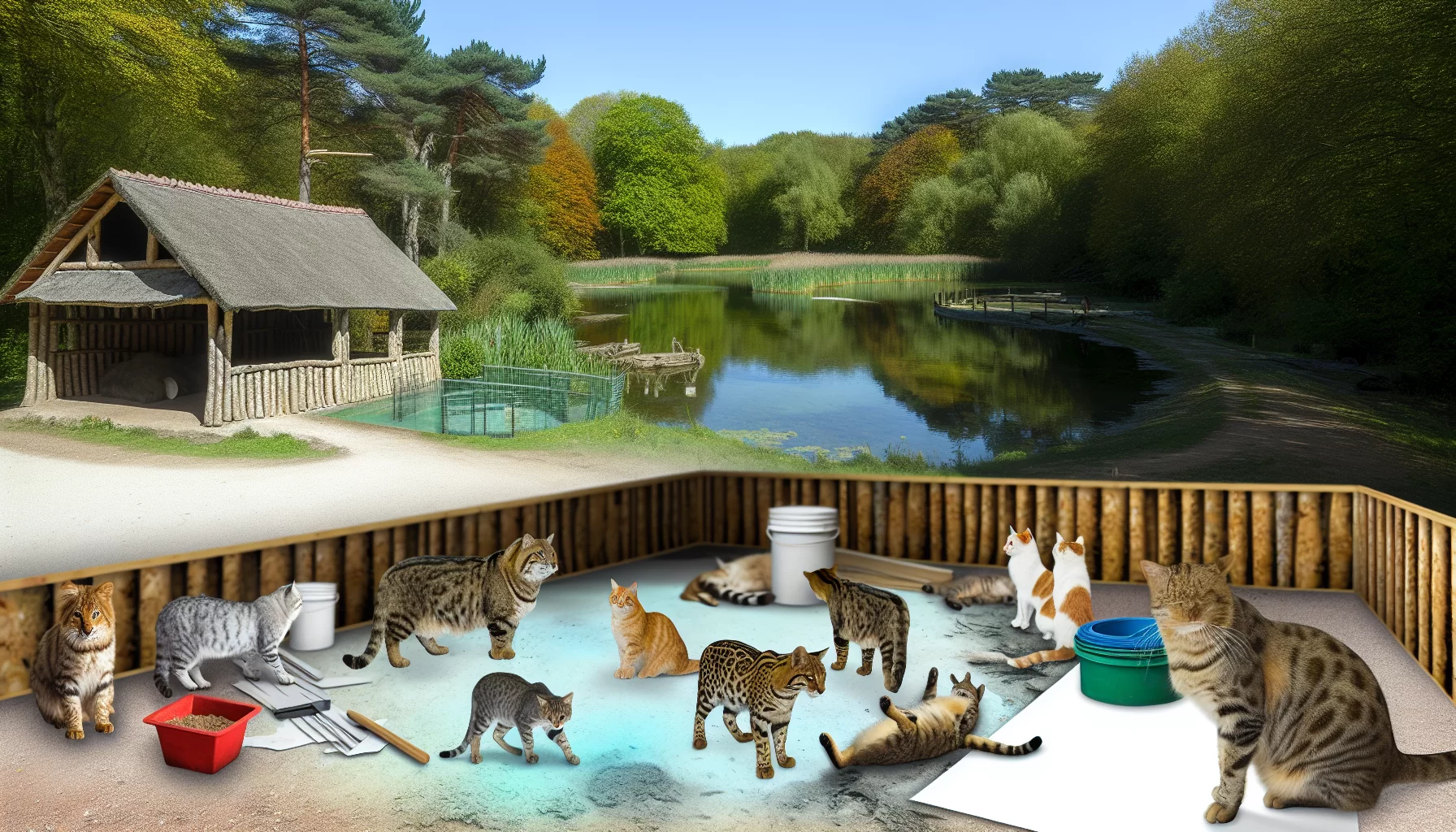 Overcoming obstacles for wildlife preservation: the tale of a delayed feline sanctuary in Landes