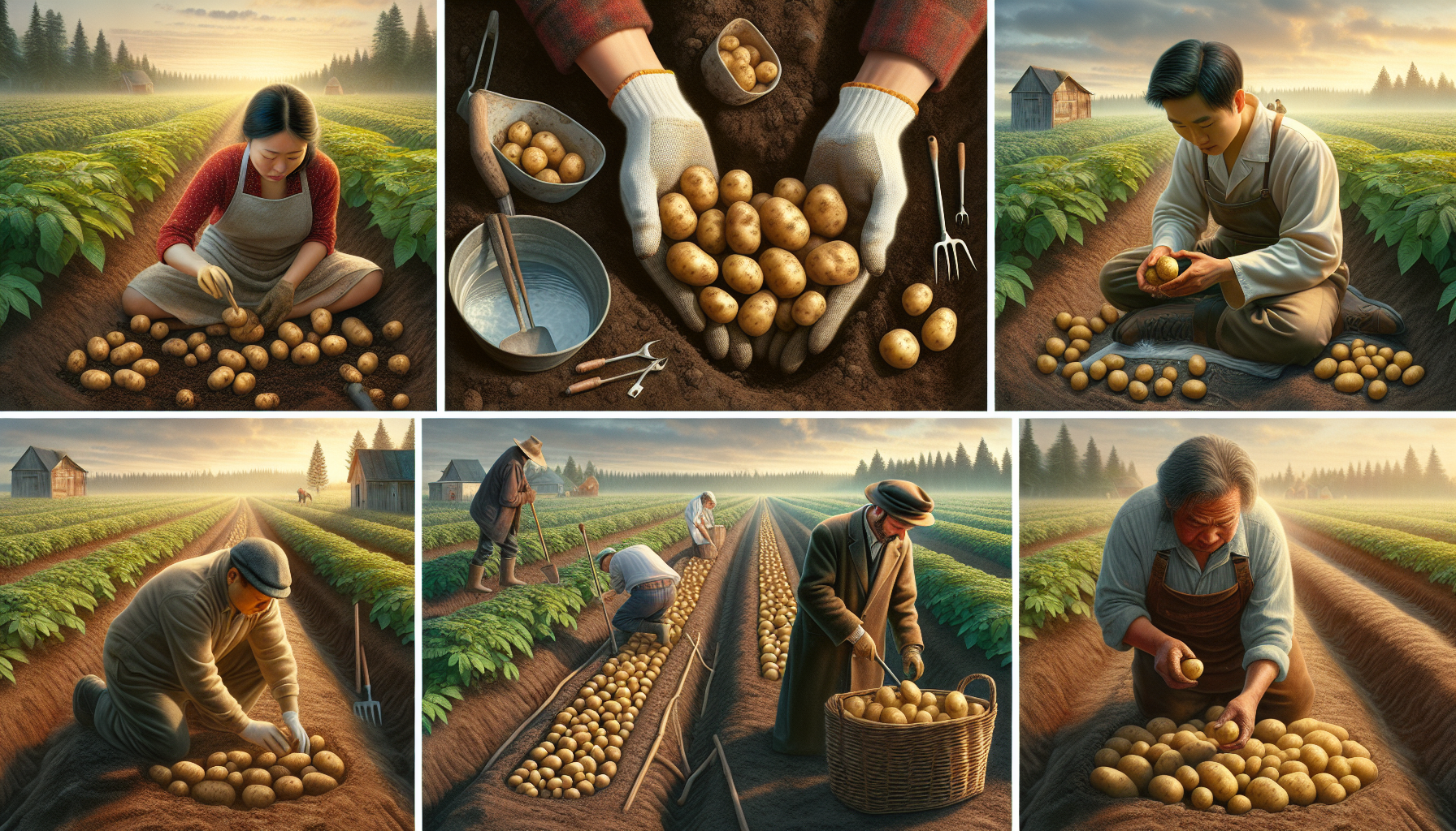 Perfect timing and techniques for harvesting new potatoes