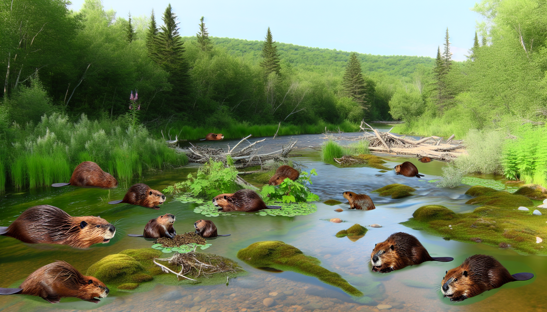 Revival of beavers bolsters French river ecosystems: a tale of resilience and harmony
