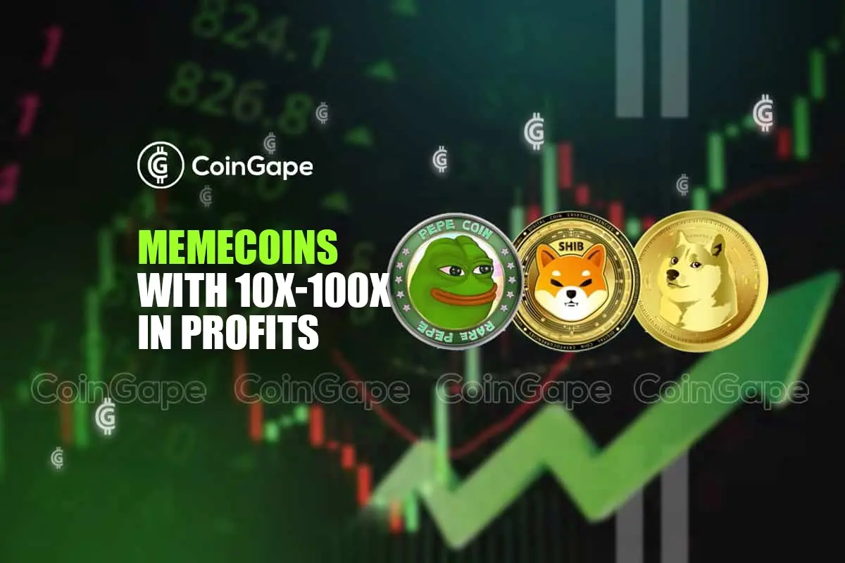 Top Performing Memecoins with 10x-100x in Profits