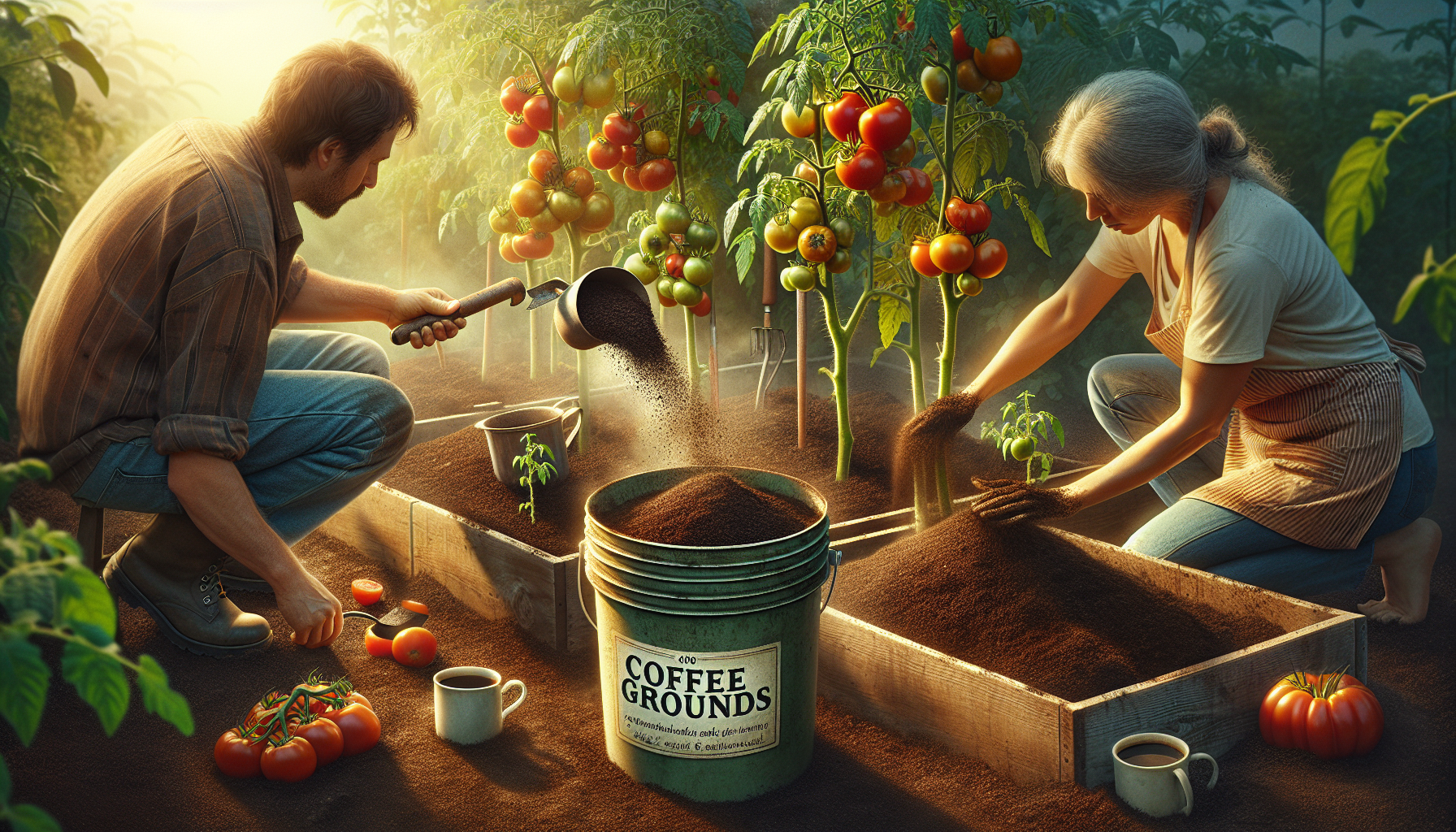Unleashing the power of coffee grounds: Nutrient-rich fertilizer for your tomato garden