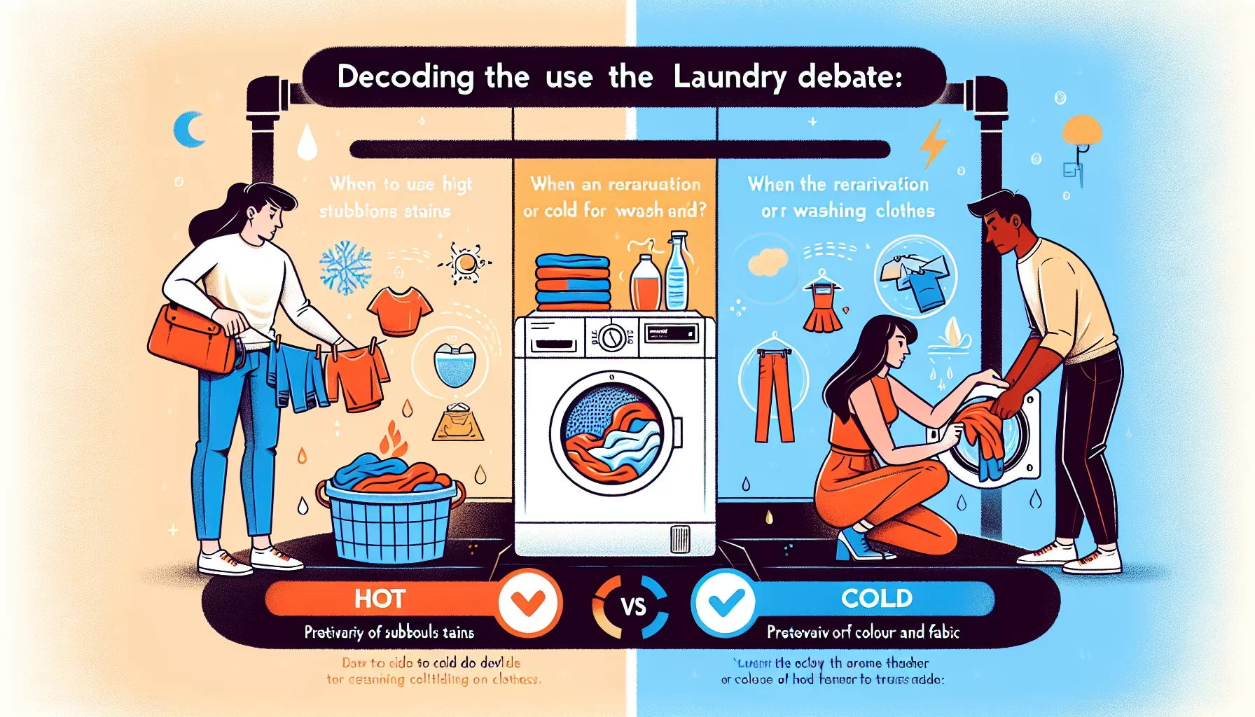 Unraveling the hot vs cold water mystery in laundry