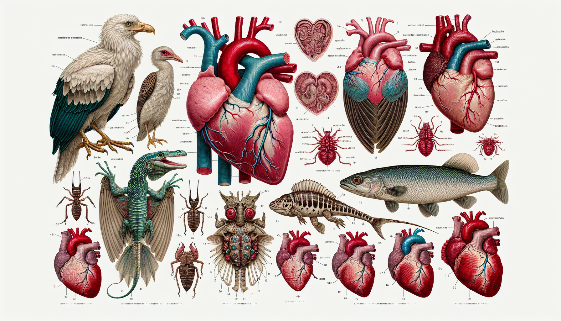 Unveiling the mysteries of animal heart anatomy: from intriguing commonalities to fascinating exceptions