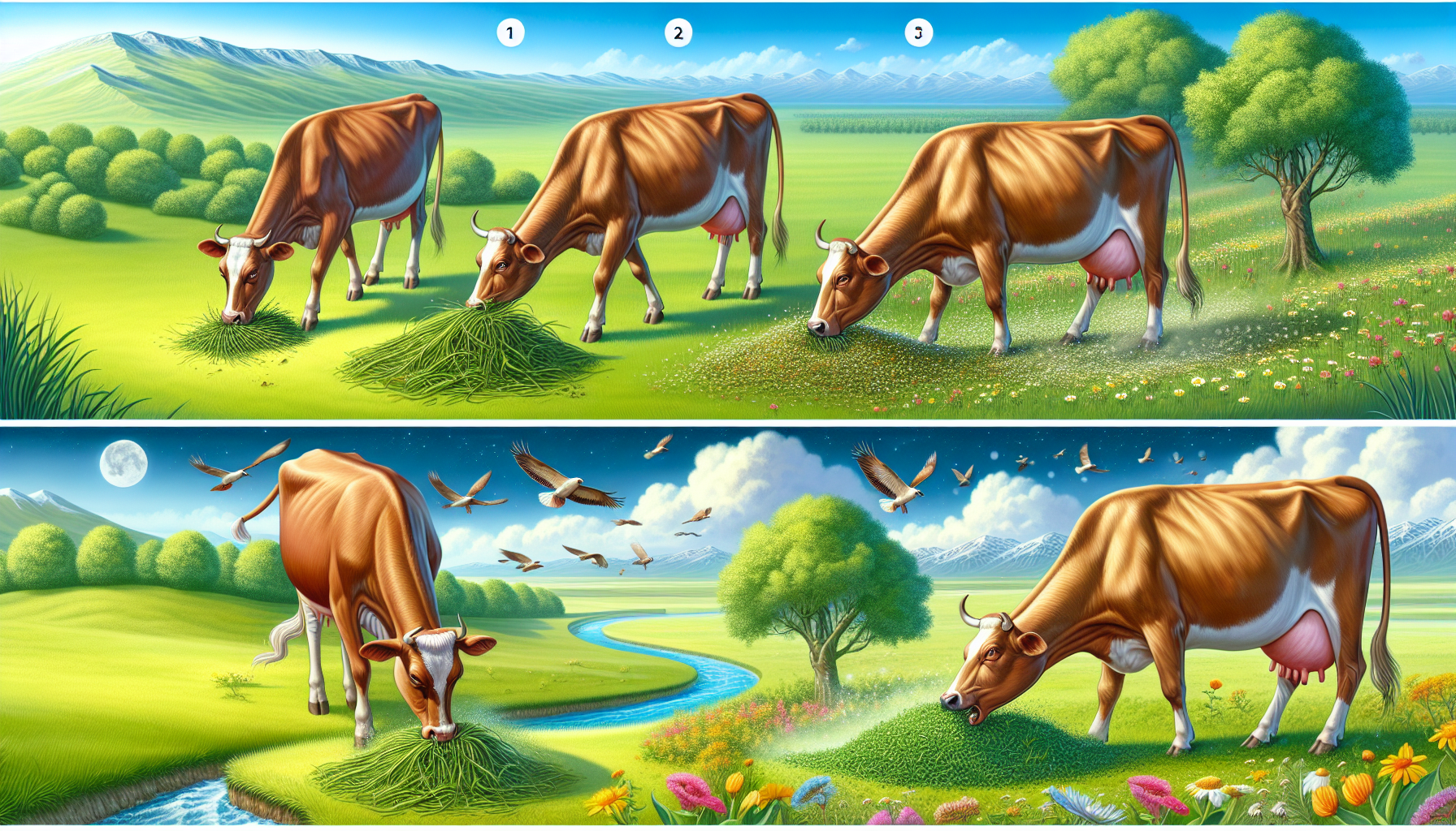 Unveiling the ruminating process in cows: significance and ecological role