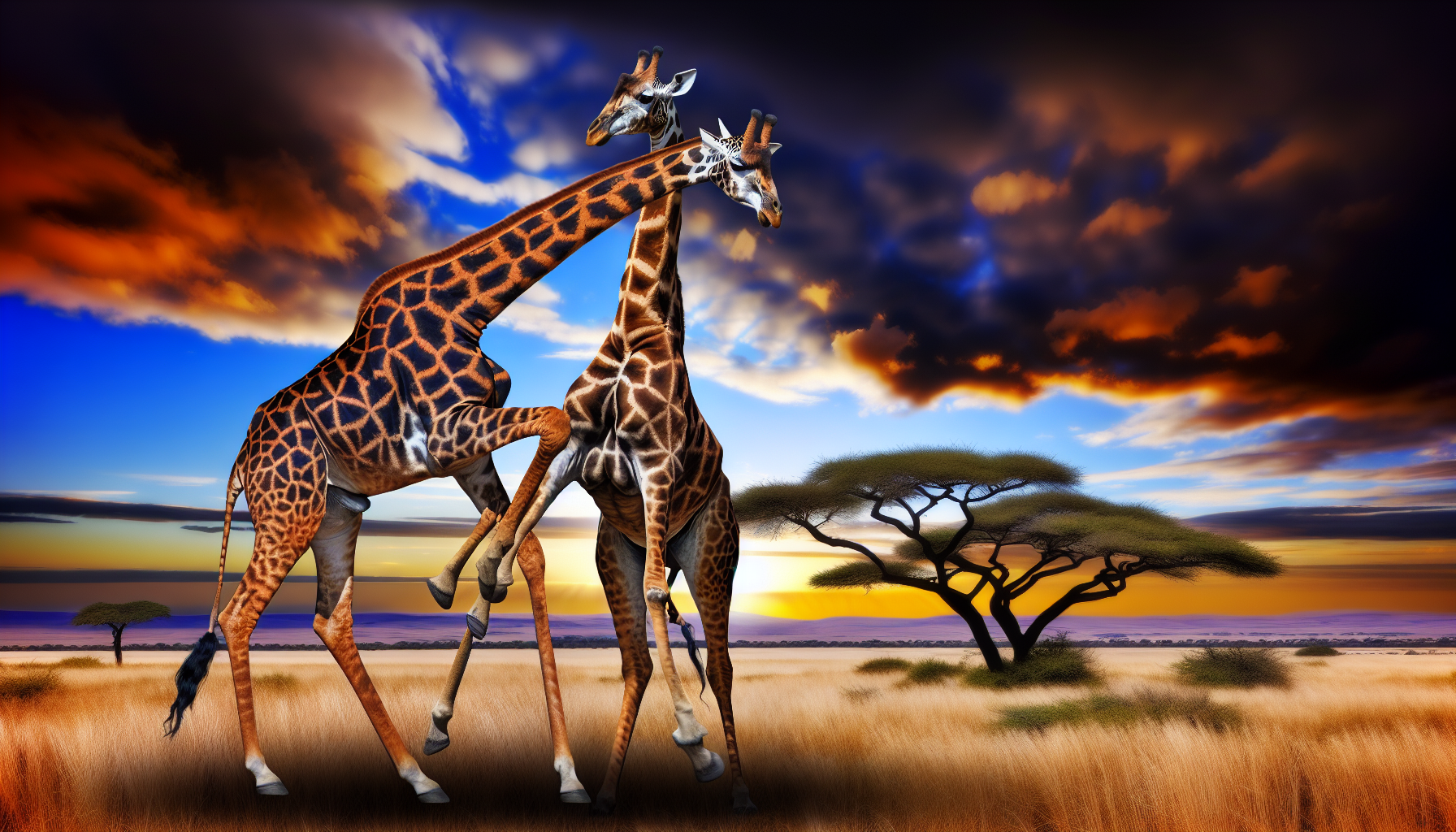 Unveiling the secrets of giraffe mating rituals: a mix of grace and brutality