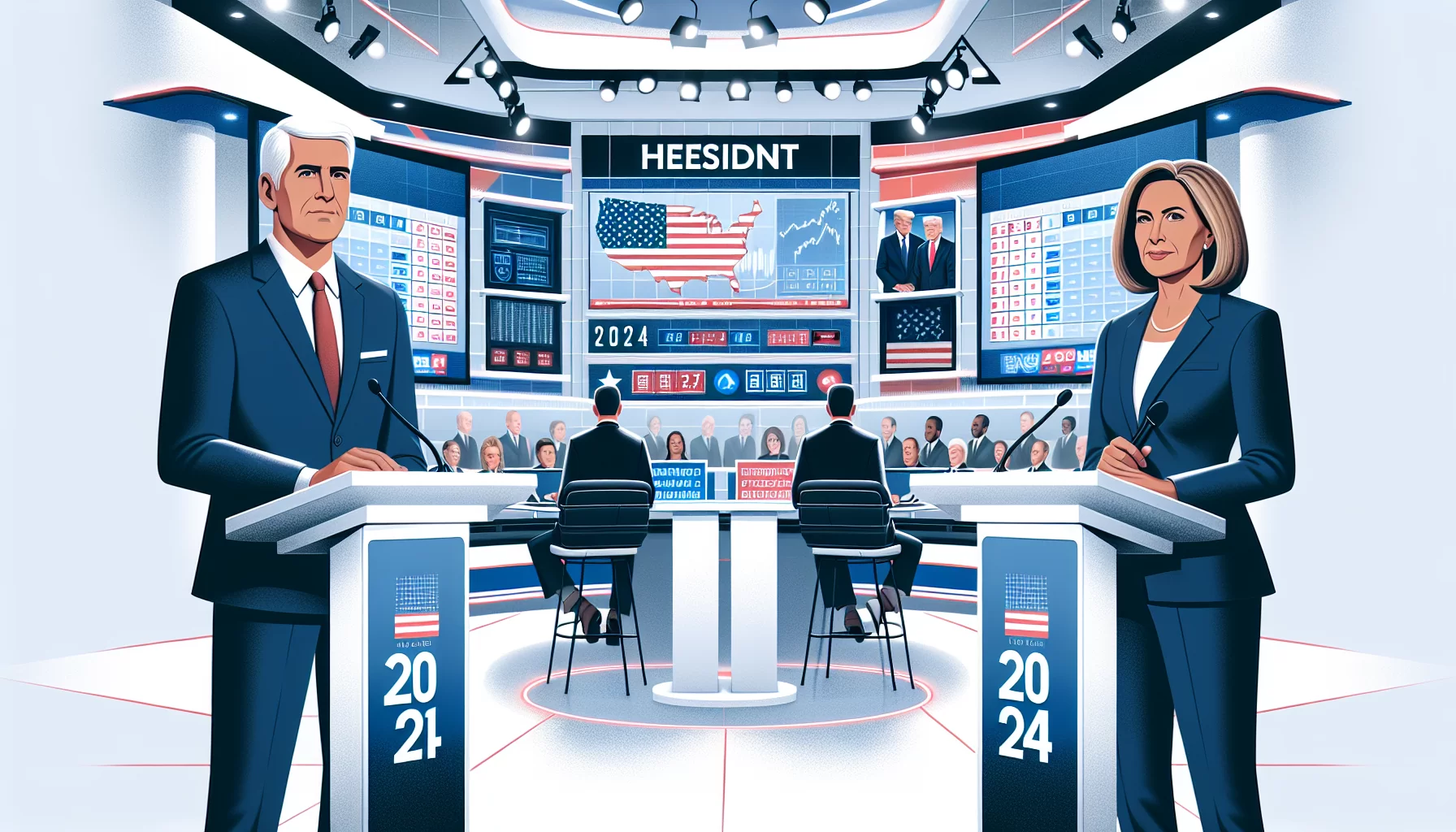 CNN's Dana Bash and Jake Tapper moderating the pivotal 2024 presidential debates