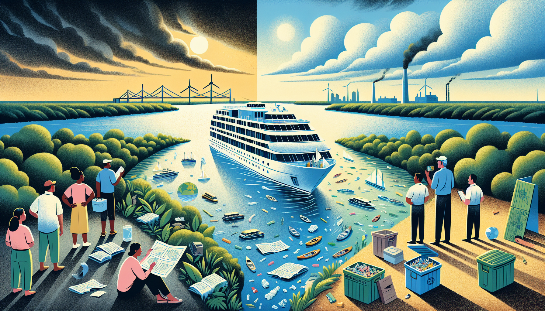 Climate change challenges and innovations in the Mississippi river cruise industry