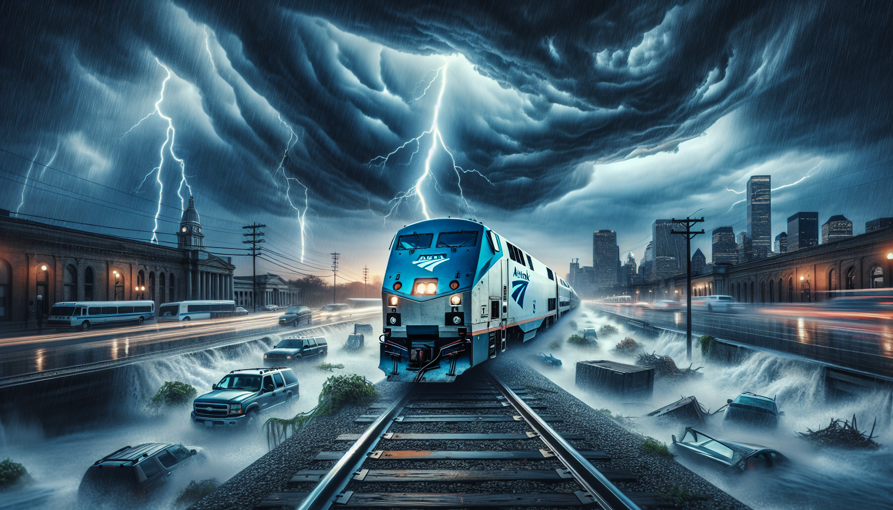 Climate change disruptions: how extreme weather affects Amtrak and future of global transportation