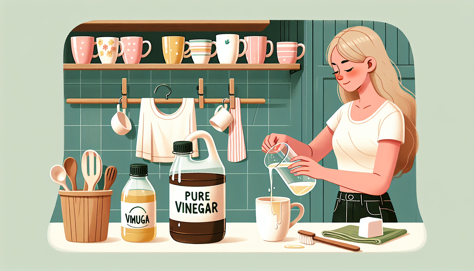 Discover the eco-friendly way to clean mugs with vinegar