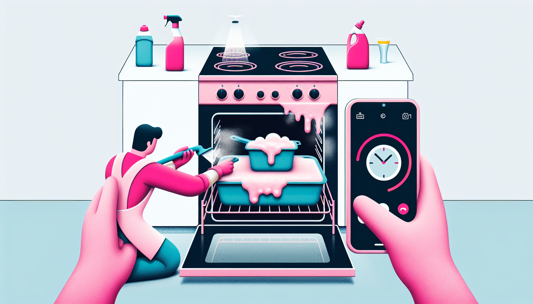 Discover the truth behind Tiktok's viral oven cleaner, the Pink Stuff