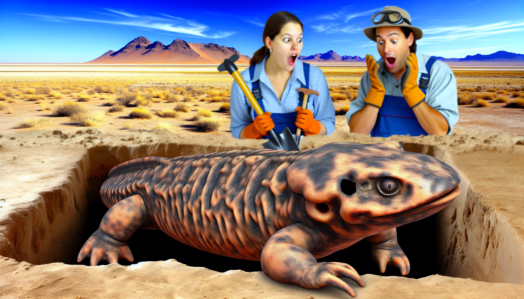 Discovering Namibia's prehistoric giant: the dominant salamander of the Permian era