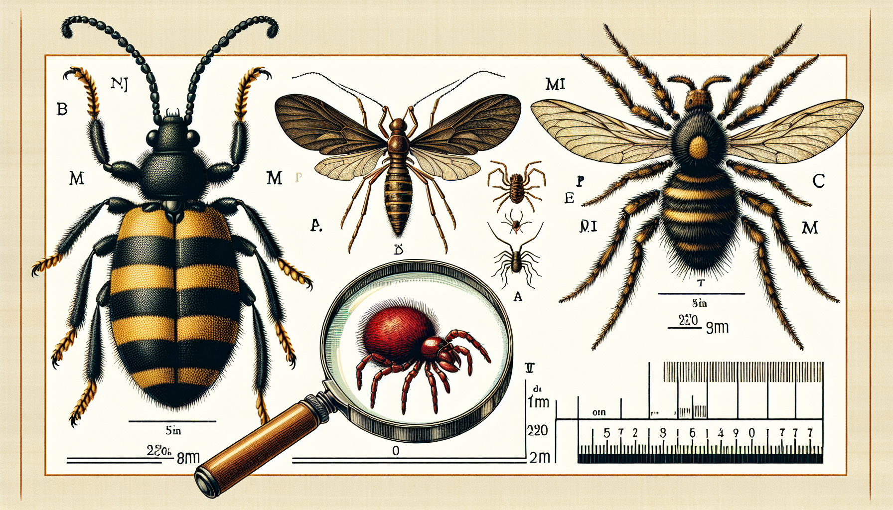 Distinguishing between insects, spiders, and mites: a comprehensive guide