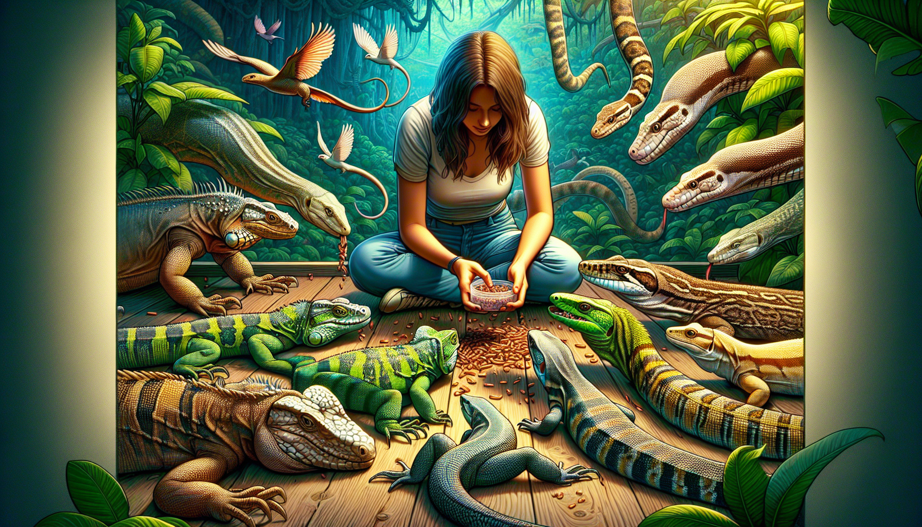 Diving deep into the fascinating realm of reptiles: care, feeding, and mutual respect