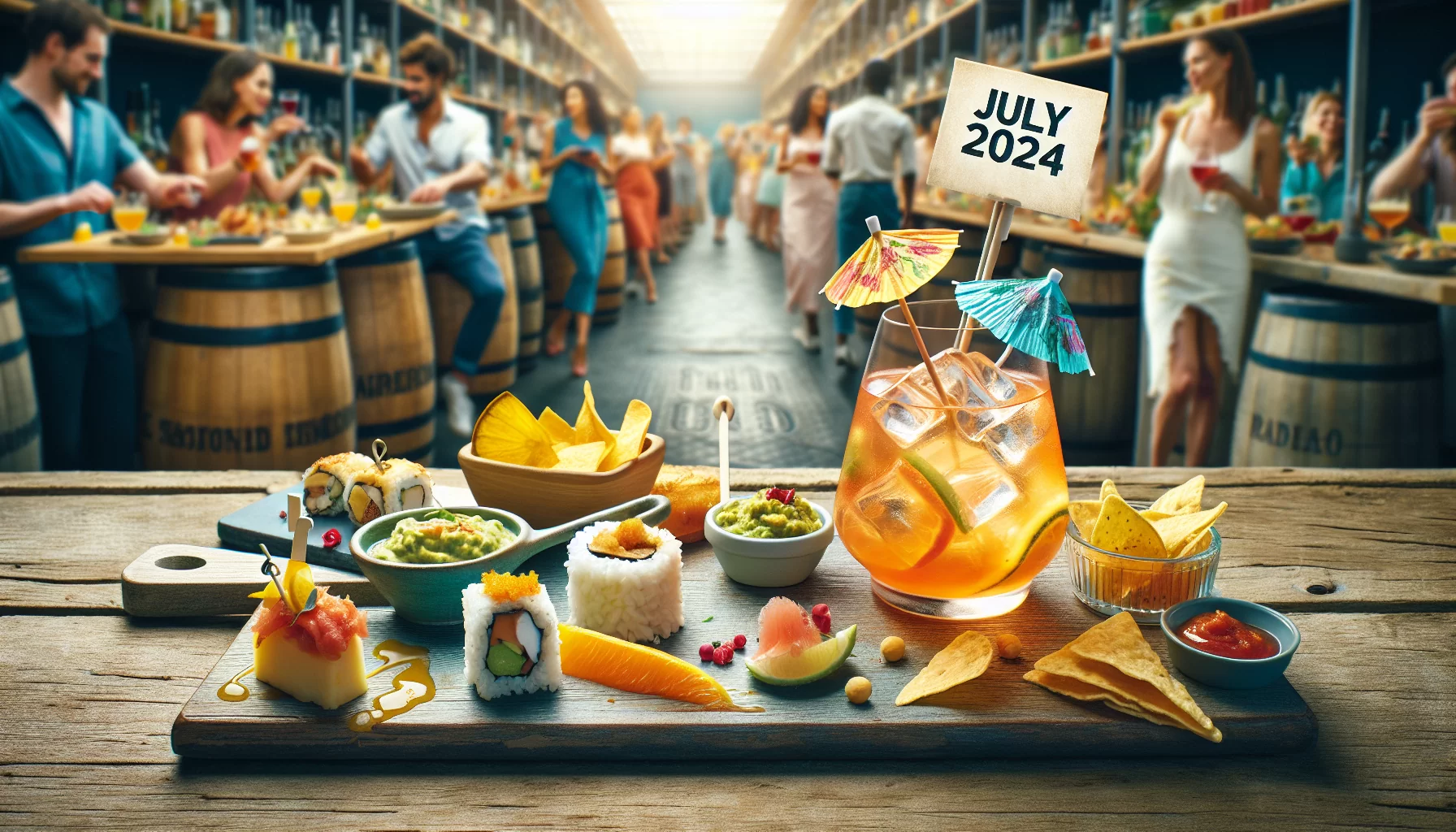 Exploring July 2024's gastronomic trends: from refreshing summer drinks to international snacks