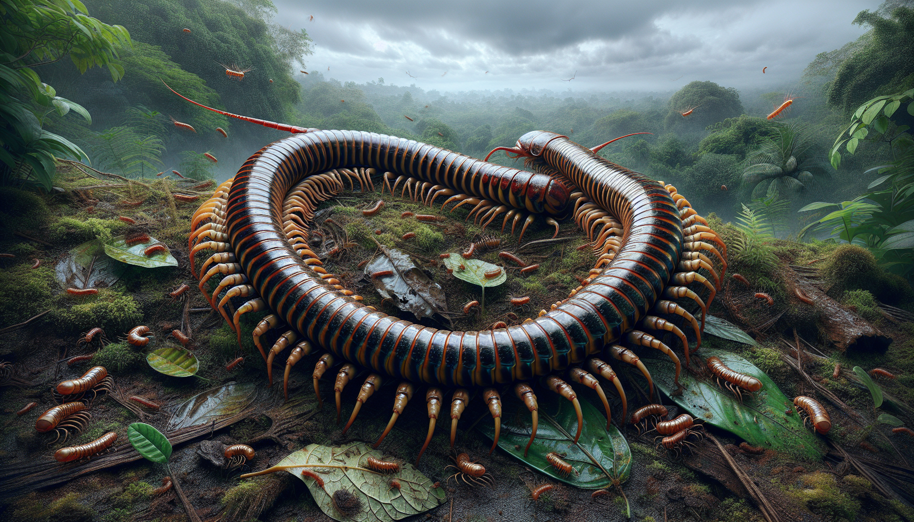 Exploring the fascinating world and ecological role of giant centipedes (Scolopendres)