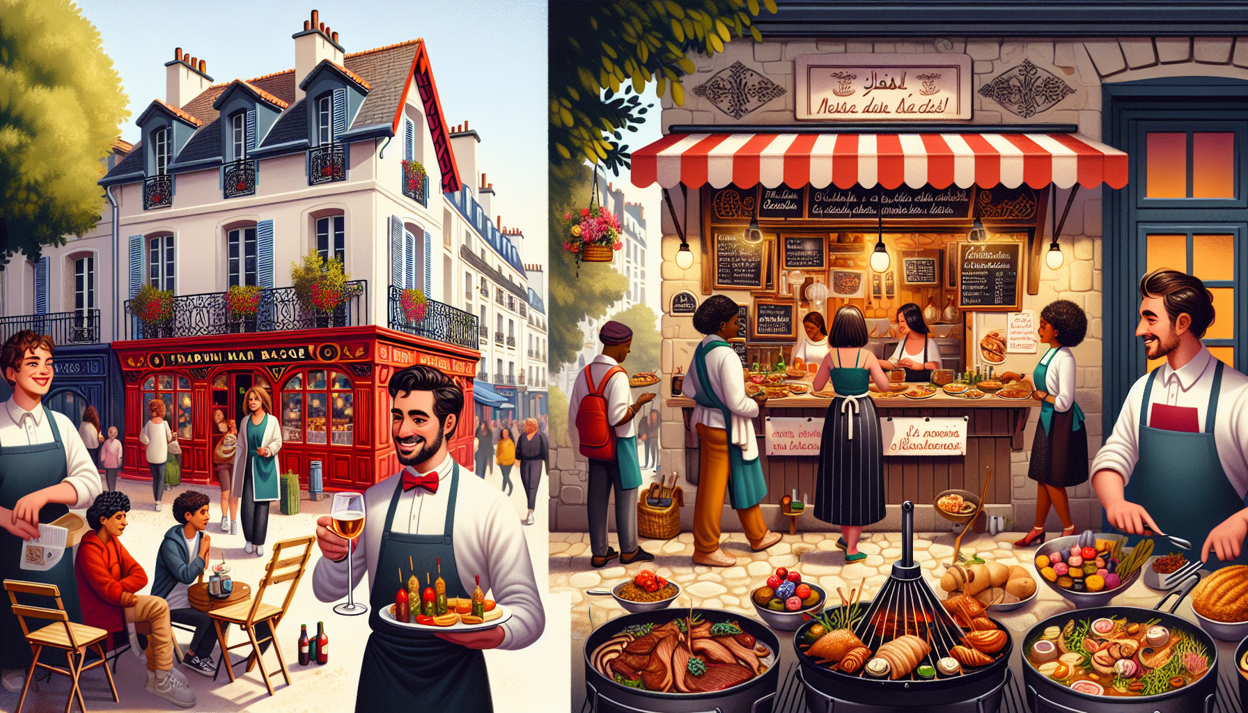 Exploring the gastronomic jewels of Paris: from traditional Basque to North African delights