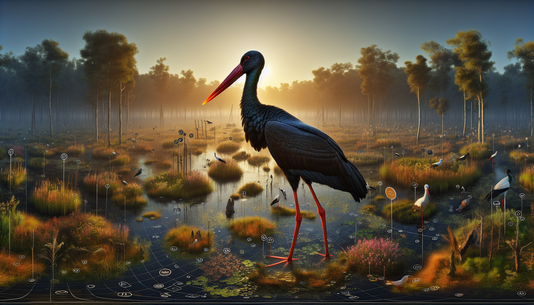 Exploring the intricacies and conservation of the elusive Black Stork