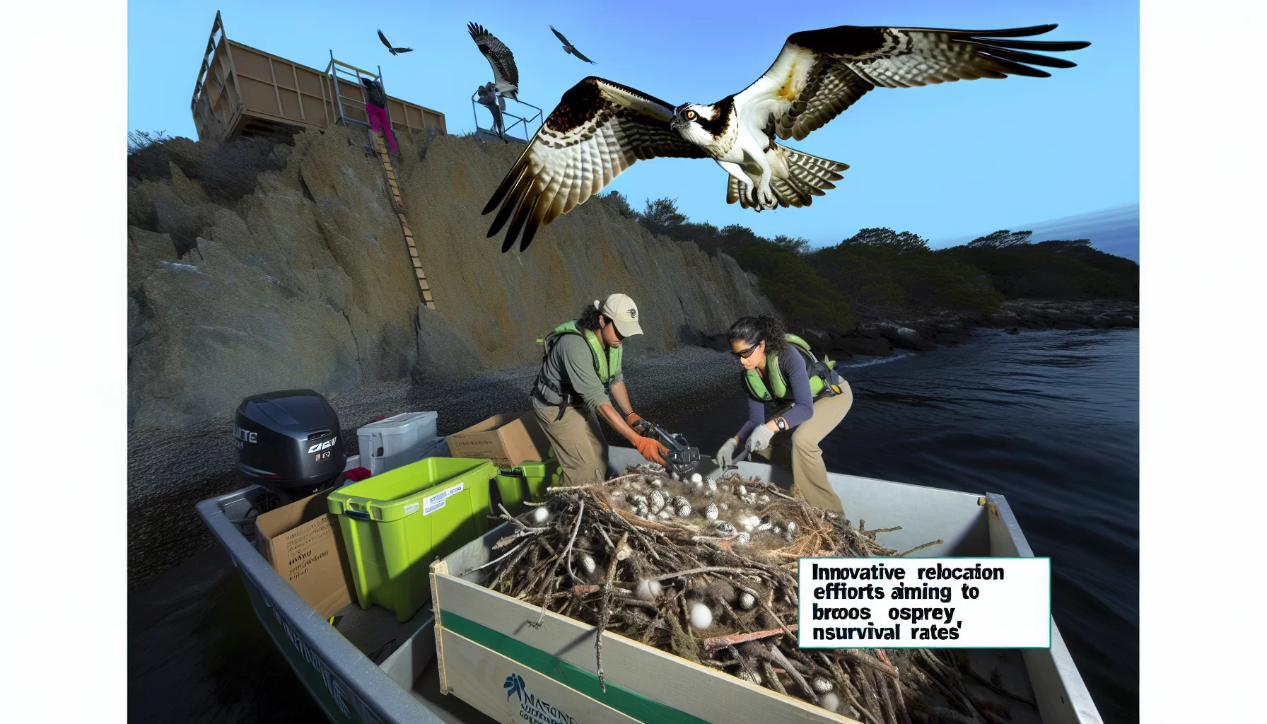 Innovative relocation efforts aiming to boost osprey survival rates