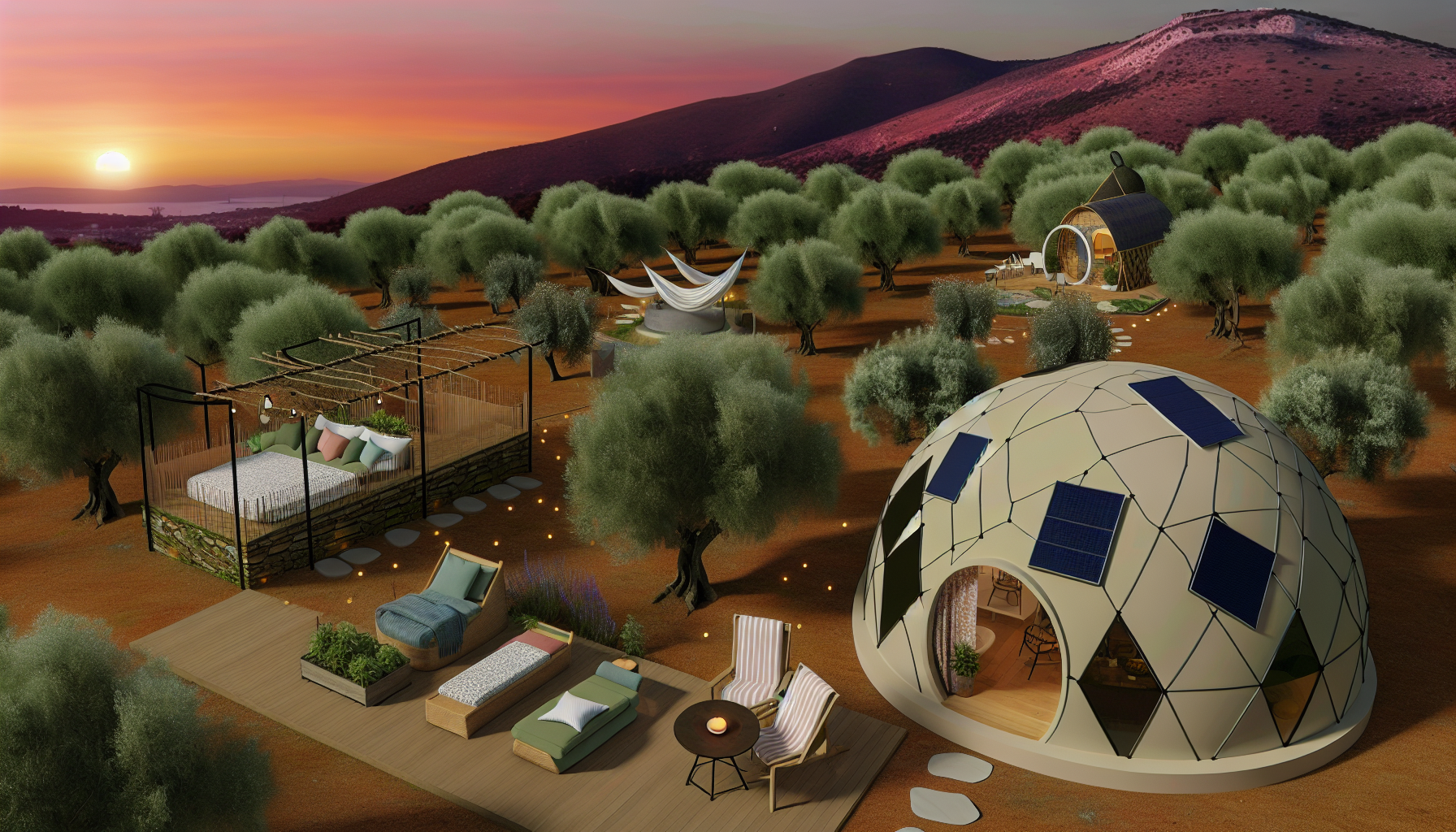Luxurious and sustainable: unveiling the new glamping experience at Domes Resorts in Athens