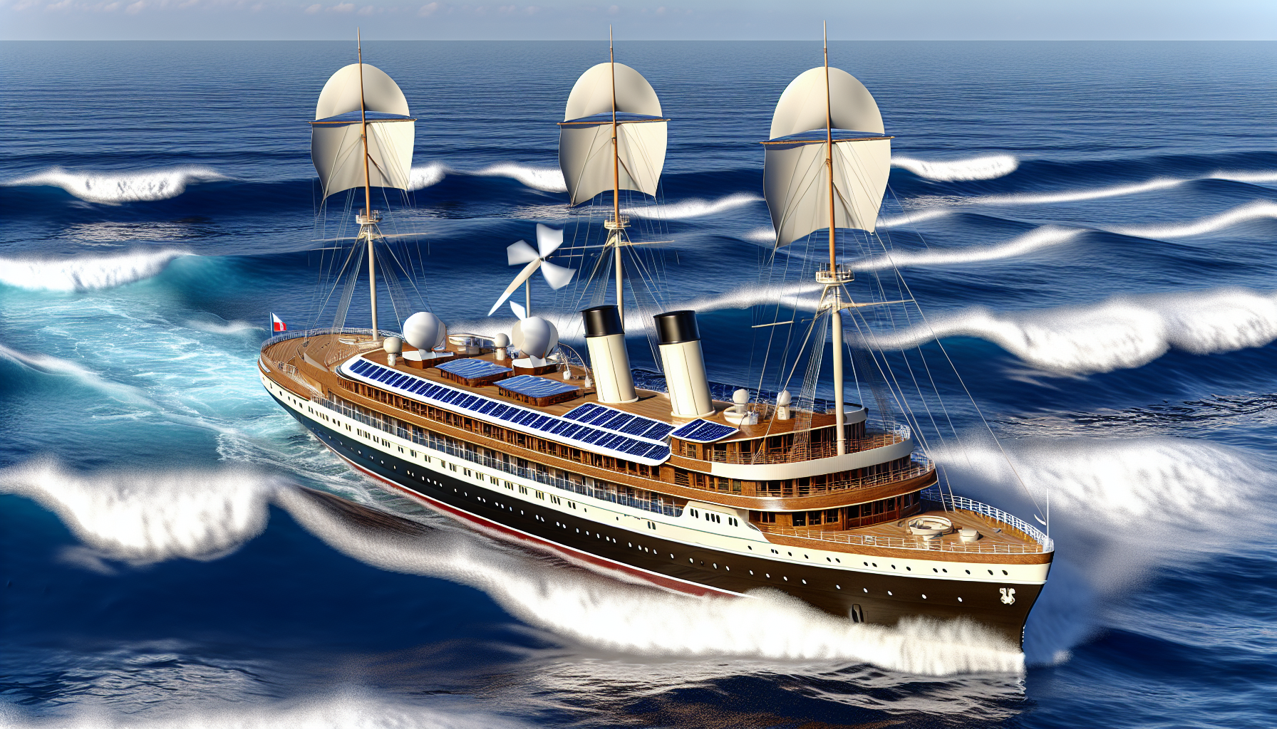 Revamped 1931 sea cloud cruise ship: merging luxurious travel with sustainability