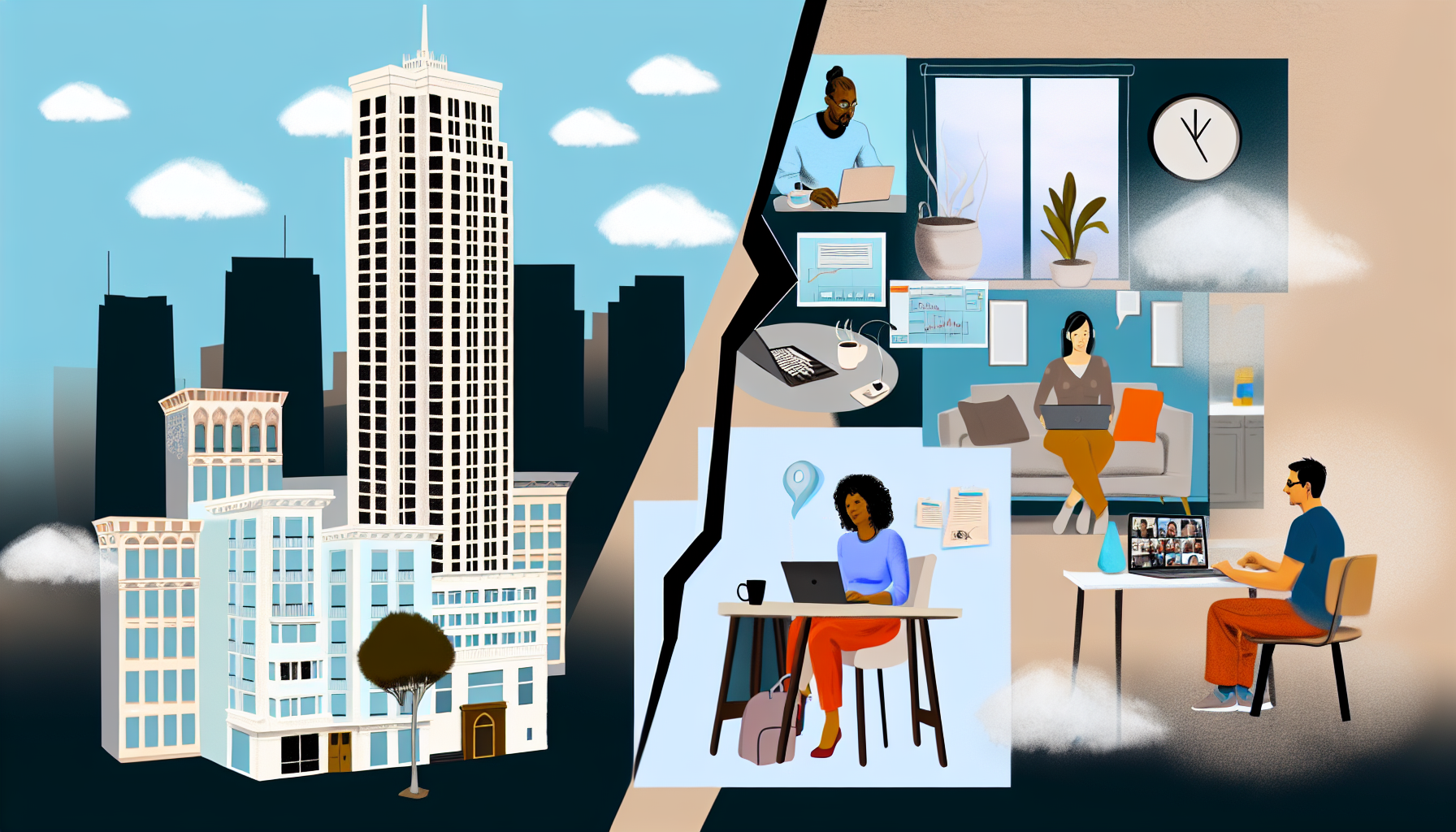 San francisco's real estate conundrum: shifting landscapes in the transition to remote work