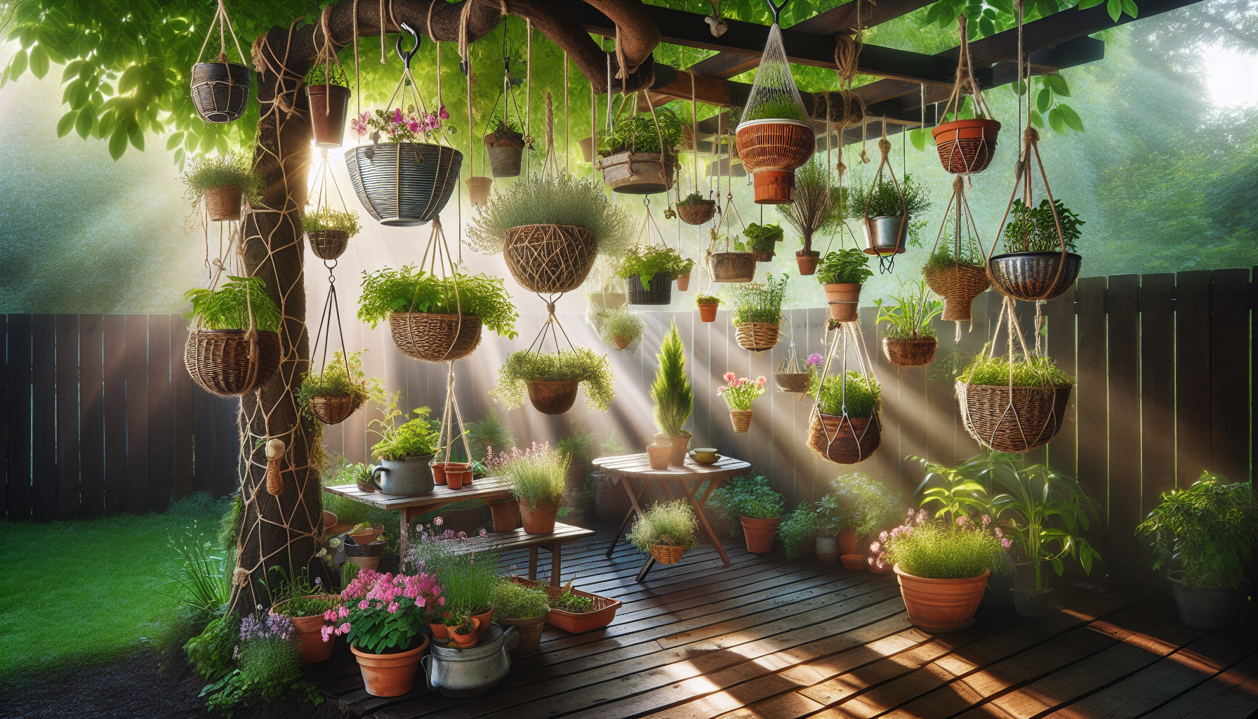 Transform your garden: the innovative IKEA hack for hanging plants