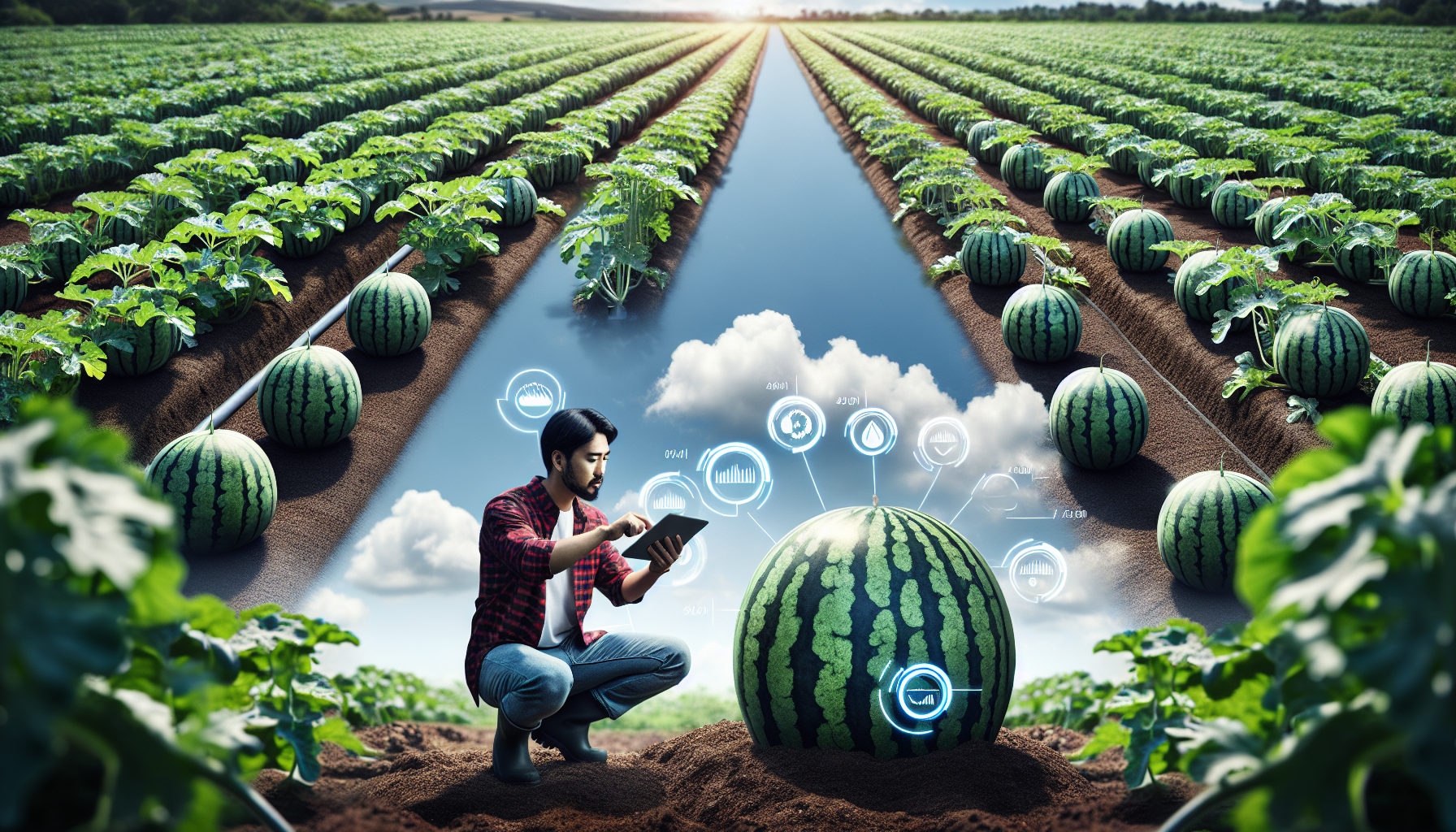 Unlocking the secret to a thriving watermelon garden: mastering water usage and gardening innovations