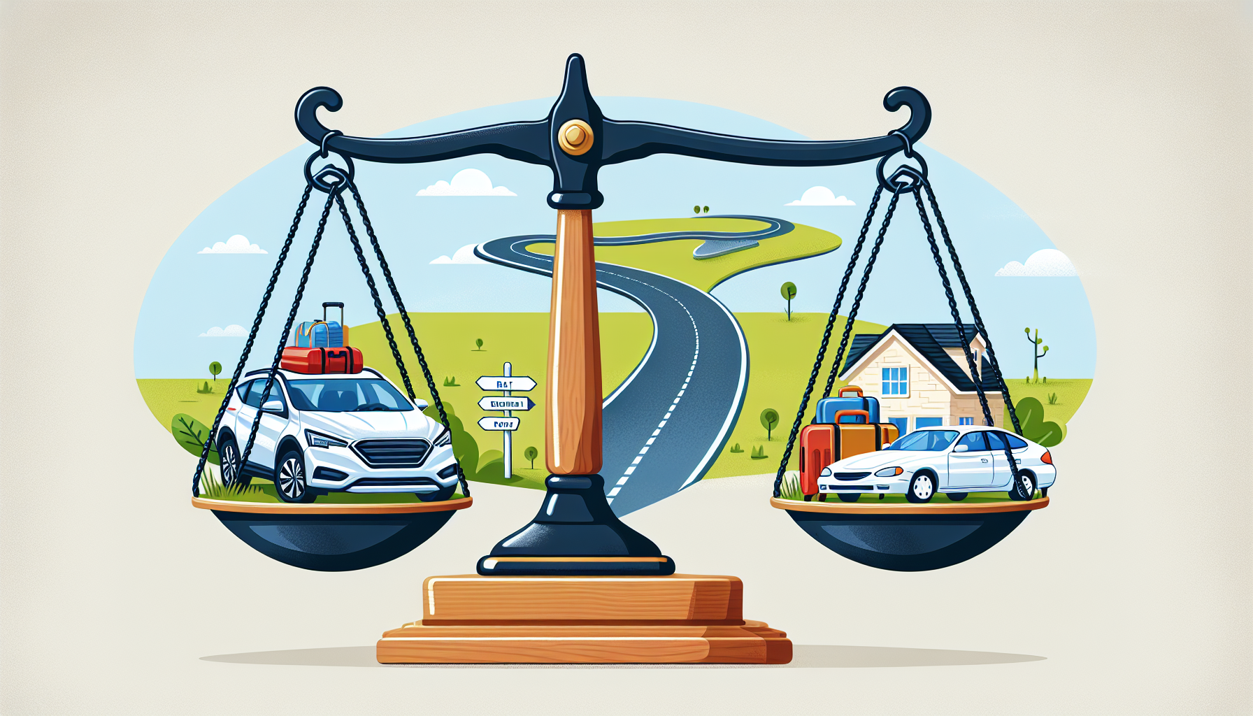 Weighing the pros and cons: renting a car vs. using your own for your next road trip