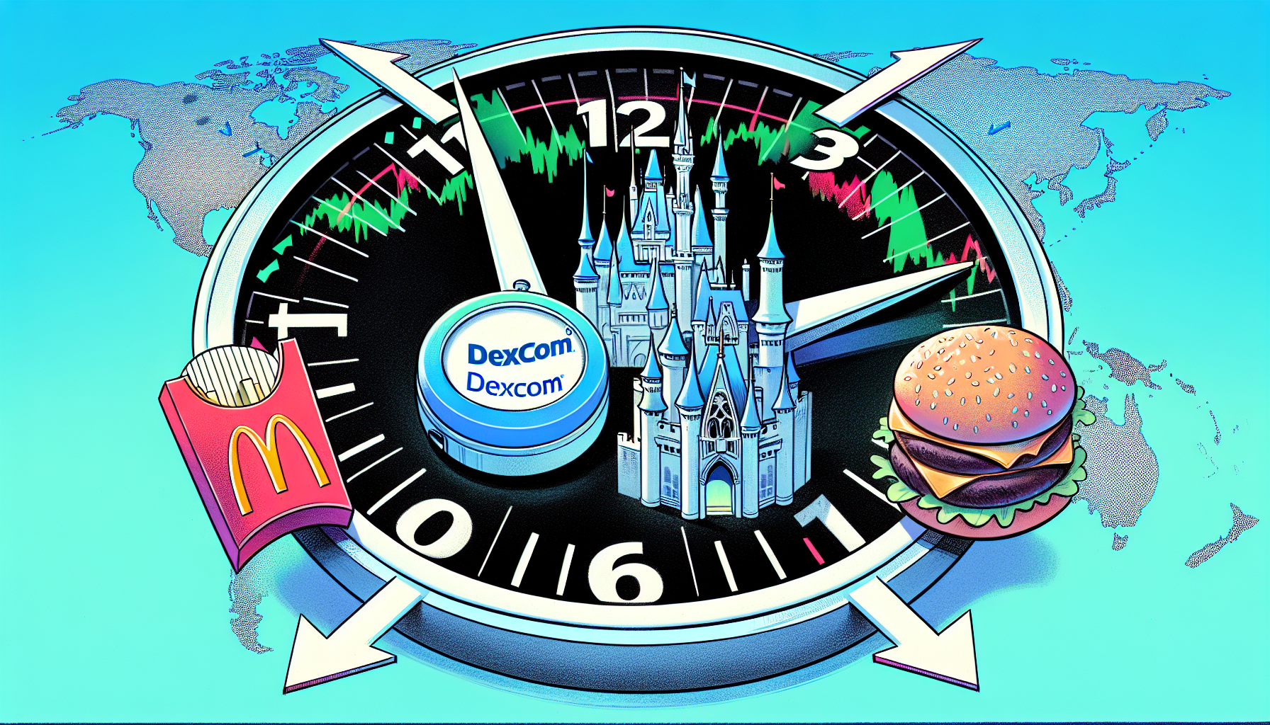 Midday stock movement analysis: exploring the impacts on Disney, DexCom, and McDonald's shares