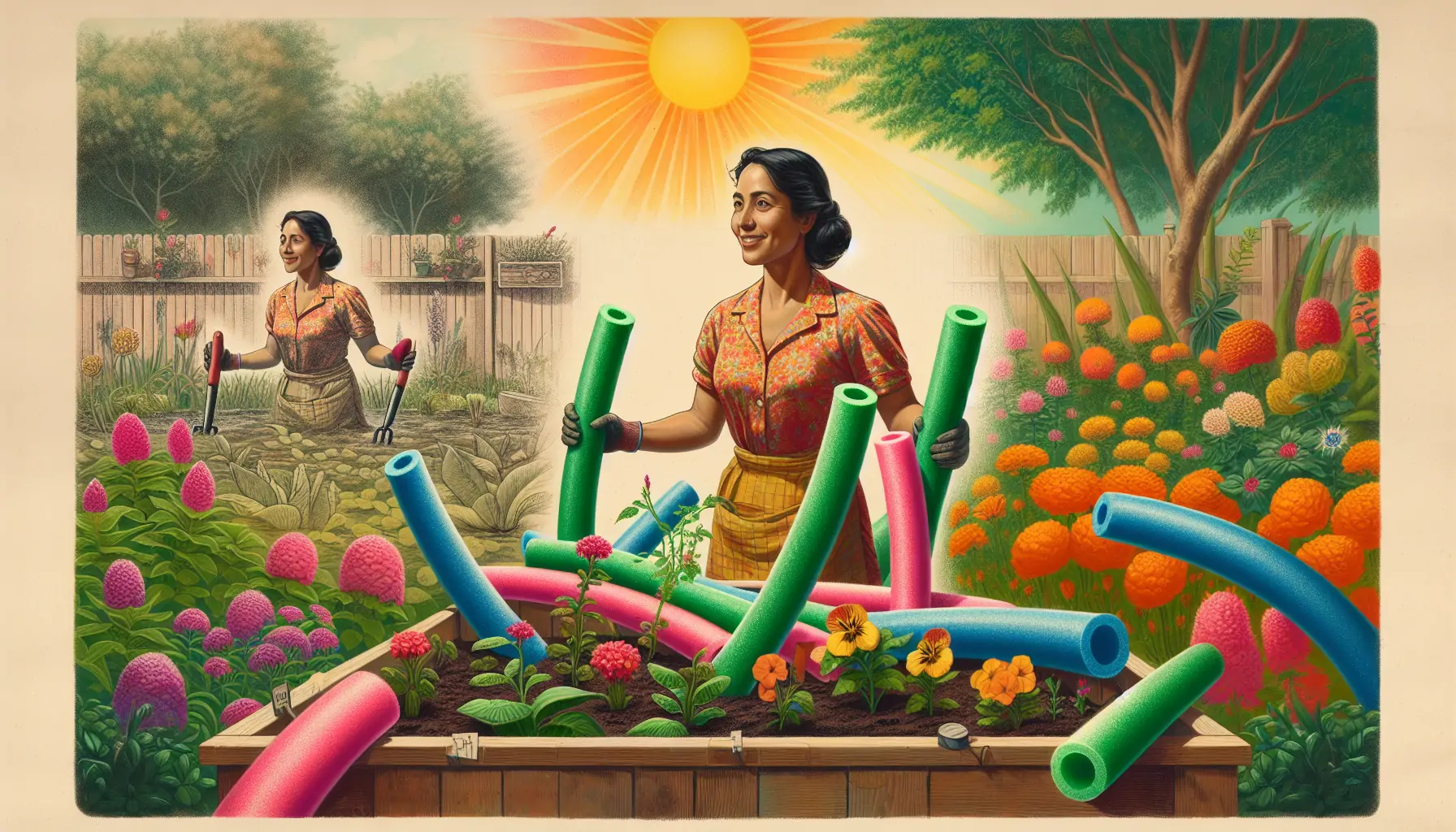 Unlocking the potentials of pool noodles: a revolutionary eco-friendly gardening hack