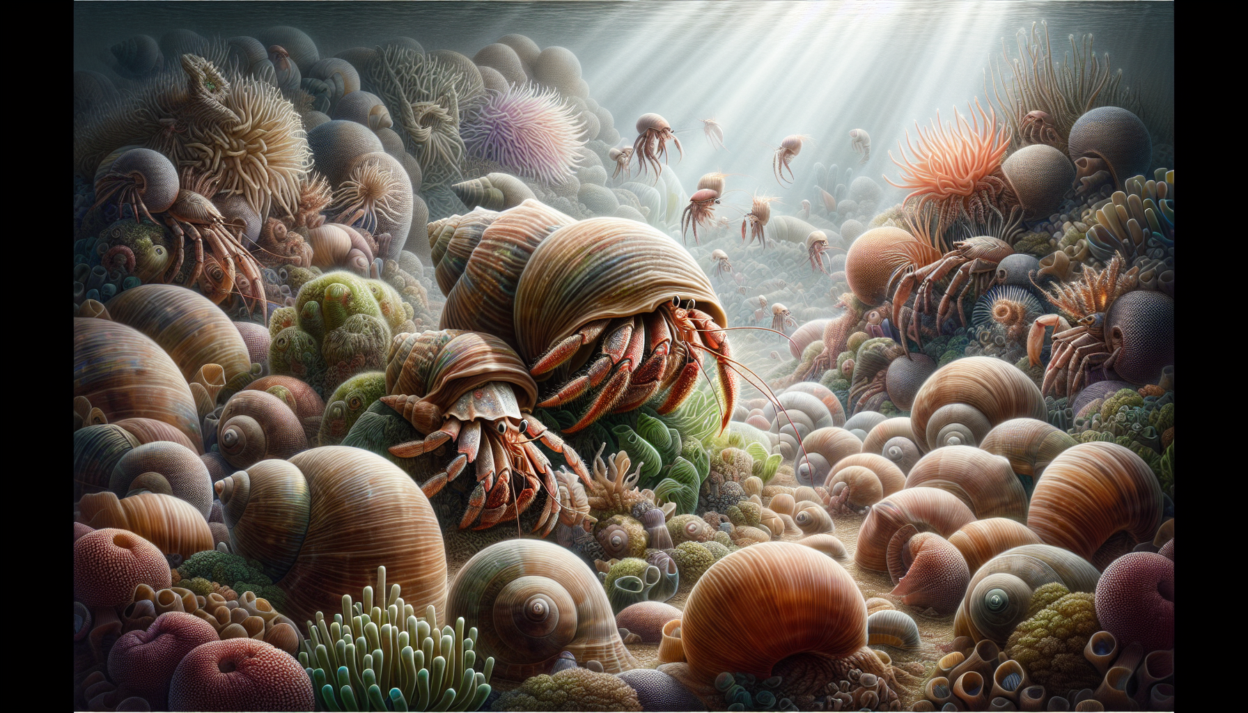 Unveiling the intriguing lifestyle and ecosystem role of hermit crabs