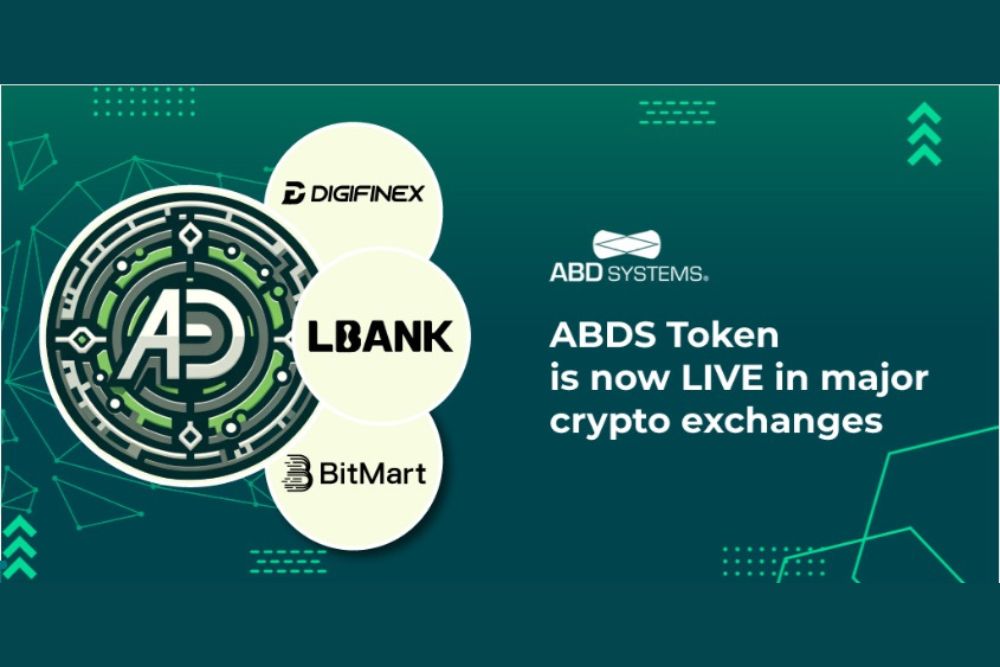 ABDS Token Now Live for Trading on 3 Major Crypto Exchanges